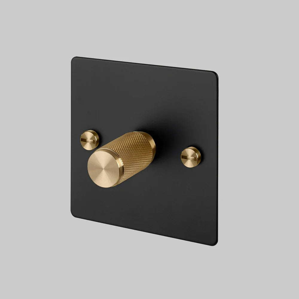 Buster and Punch 1G LED dimmer switch, an example of a dimmer built to run dimmable LED bulbs without flickering