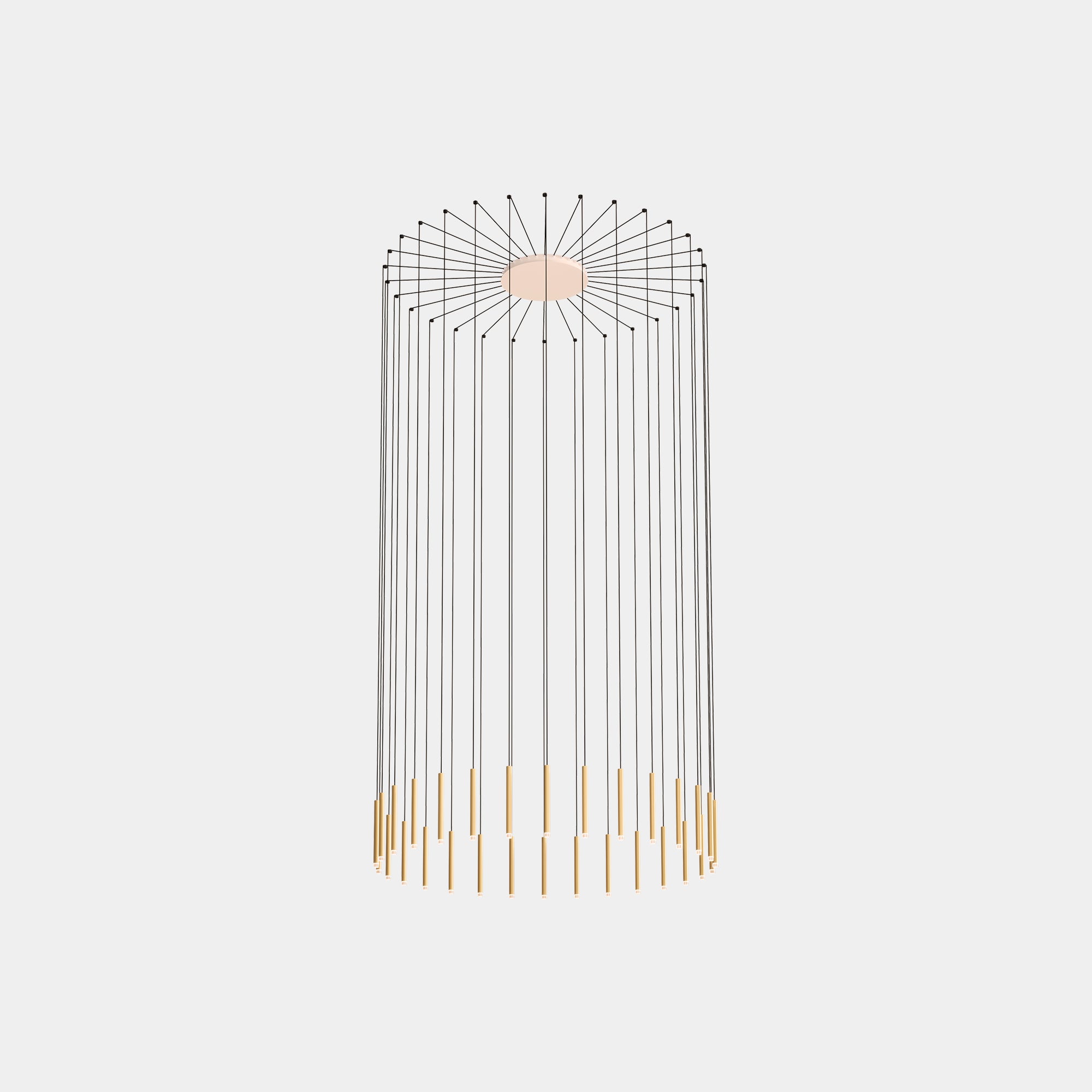 LedsC4 Candle 30 Light Pendant