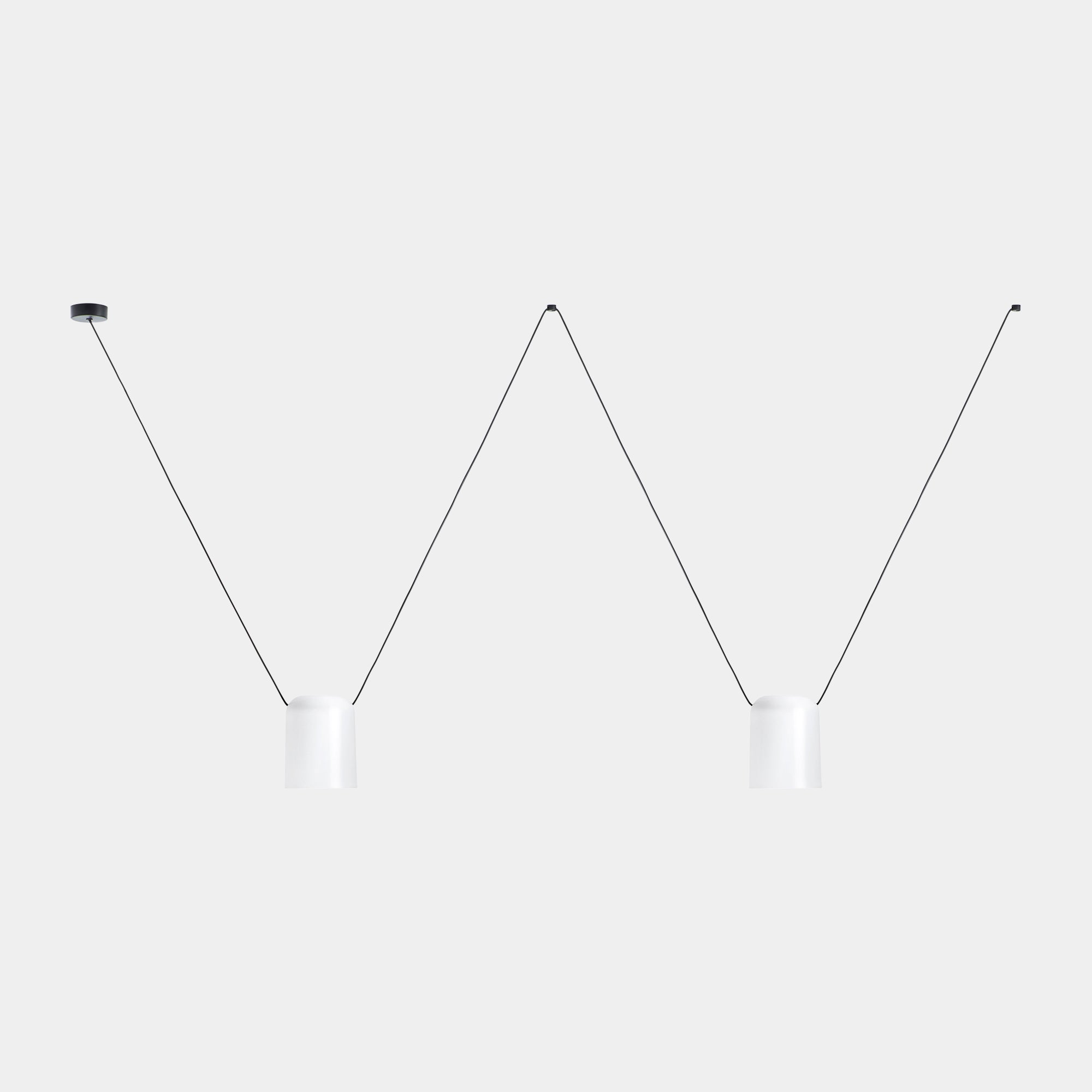 LedsC4 Attic 2 Light Rectangular Shape Pendant