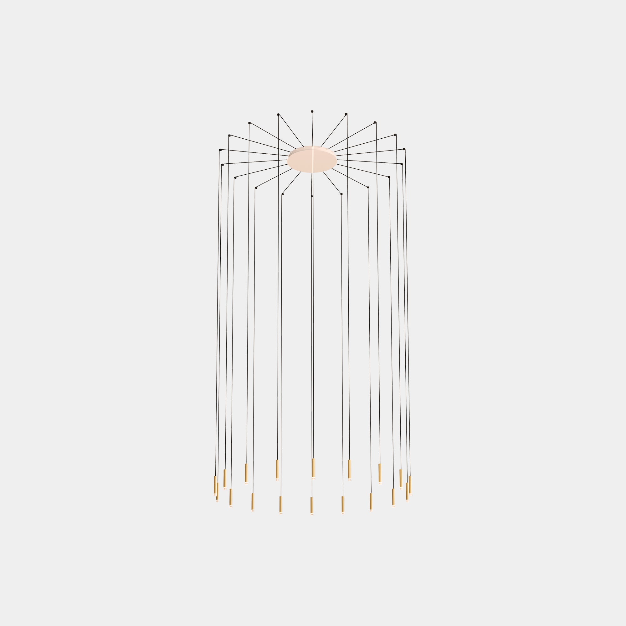 LedsC4 Candle XXS 18 Light Pendant