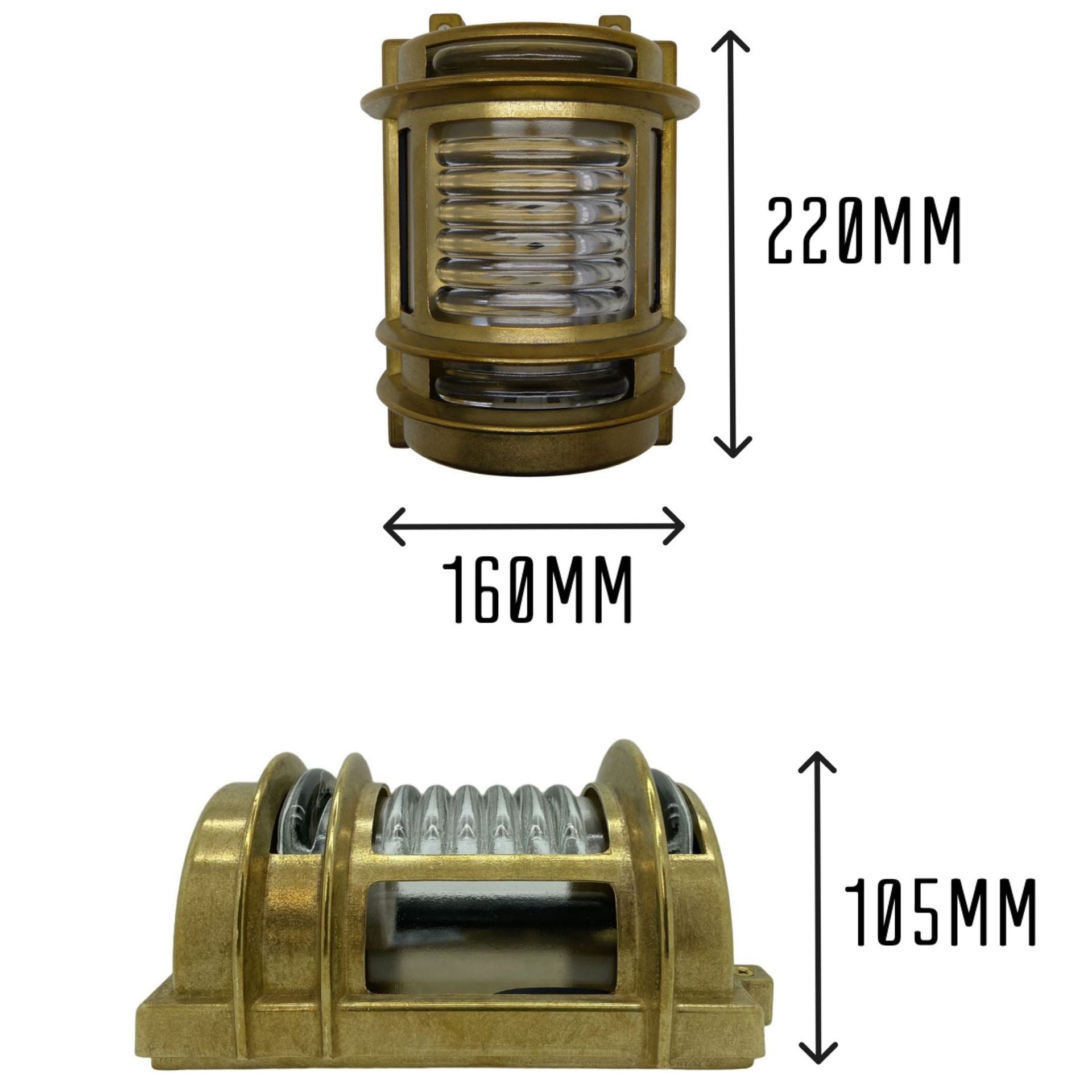 Navigator Wall Light - Raw Brass