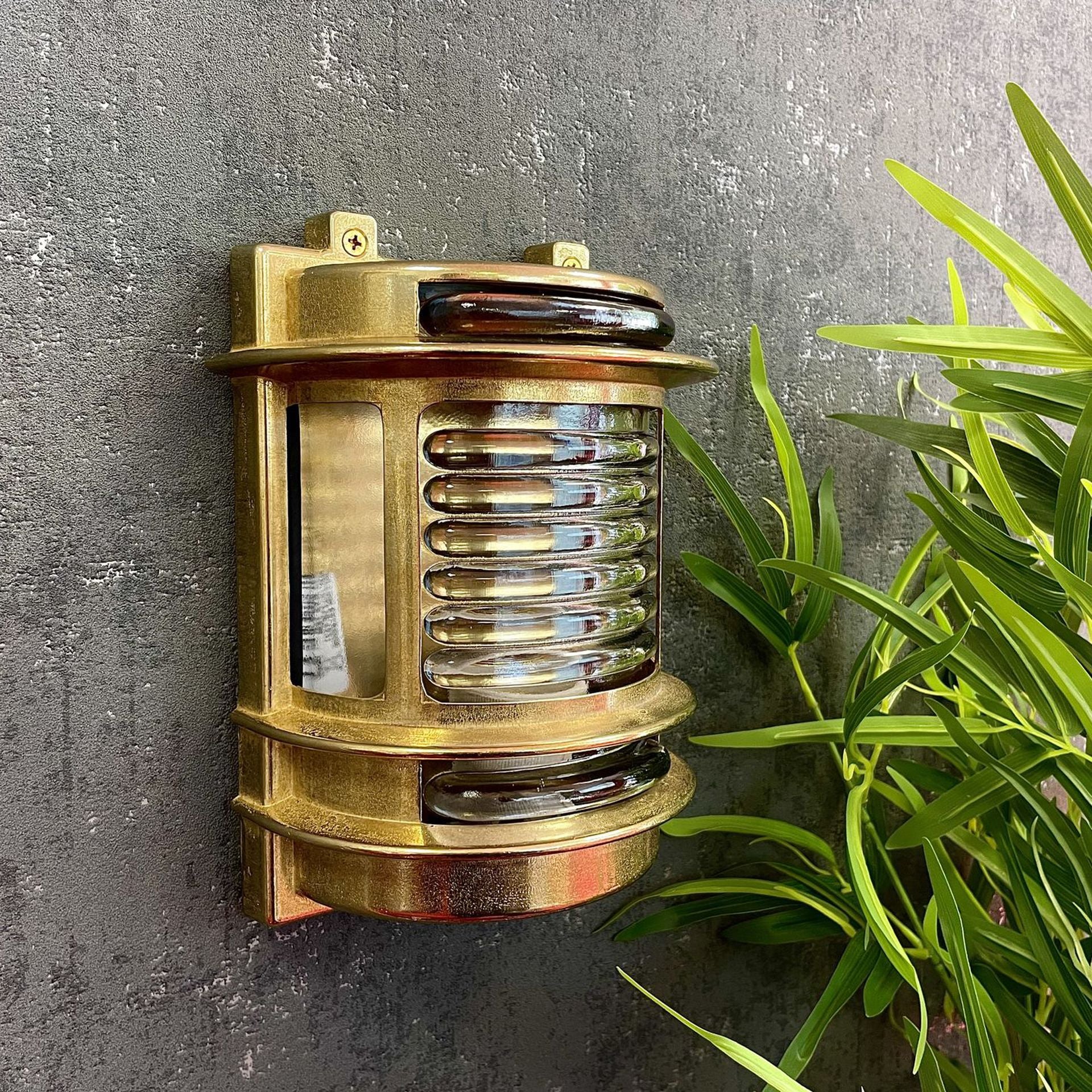 Navigator Cargo Wall Light - Raw Brass