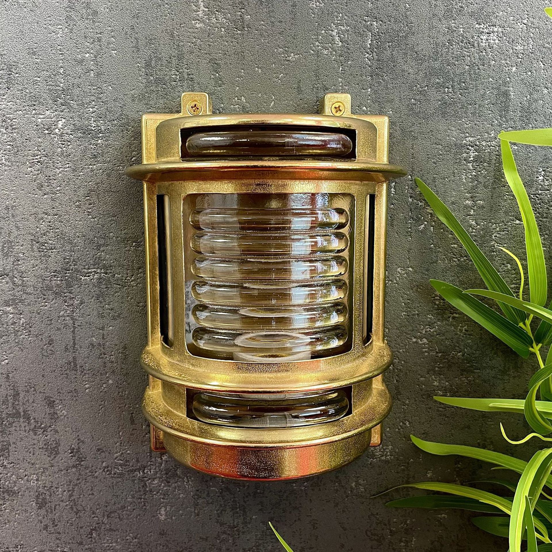 Navigator Cargo Wall Light - Raw Brass