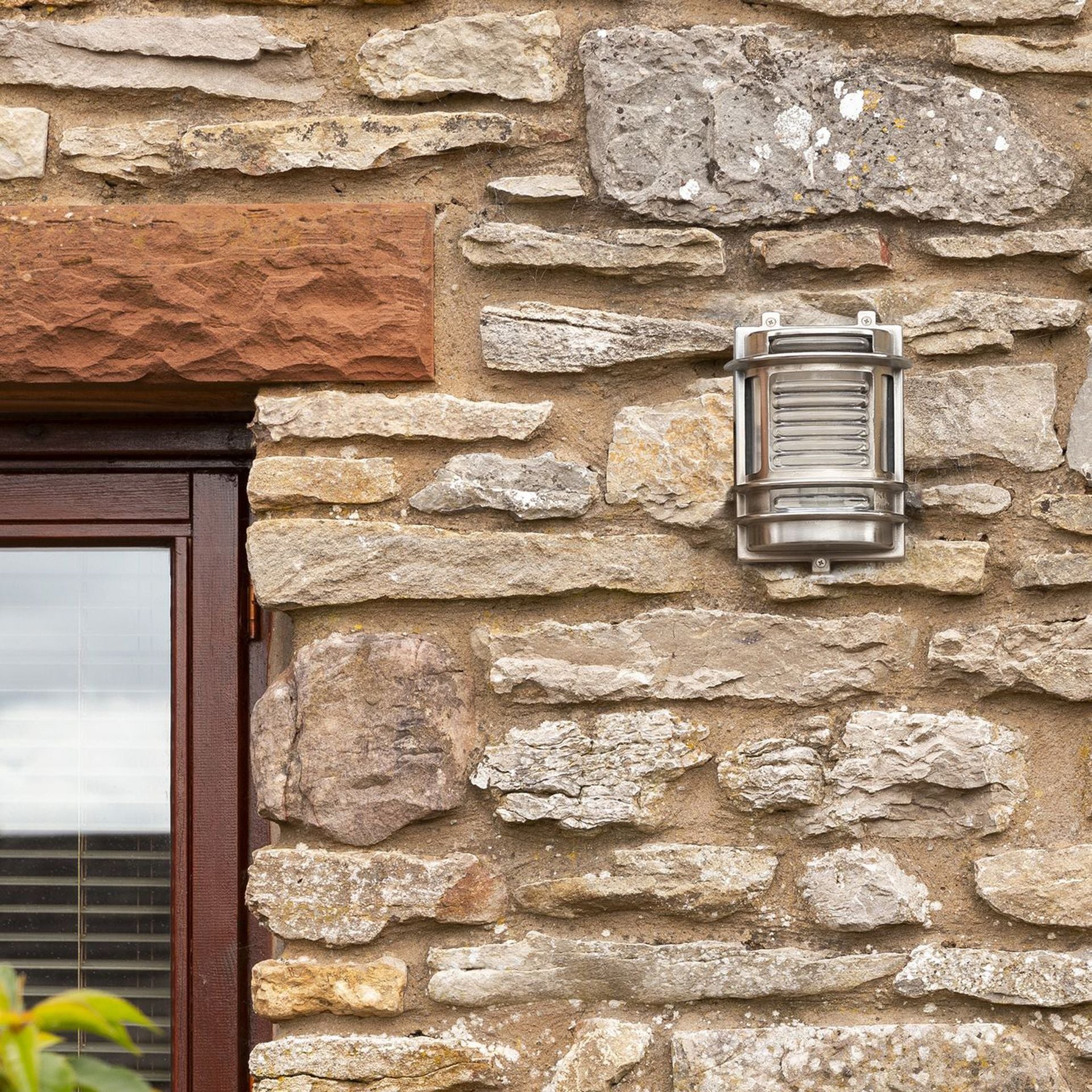 Navigator Cargo Wall Light - Satin Nickel