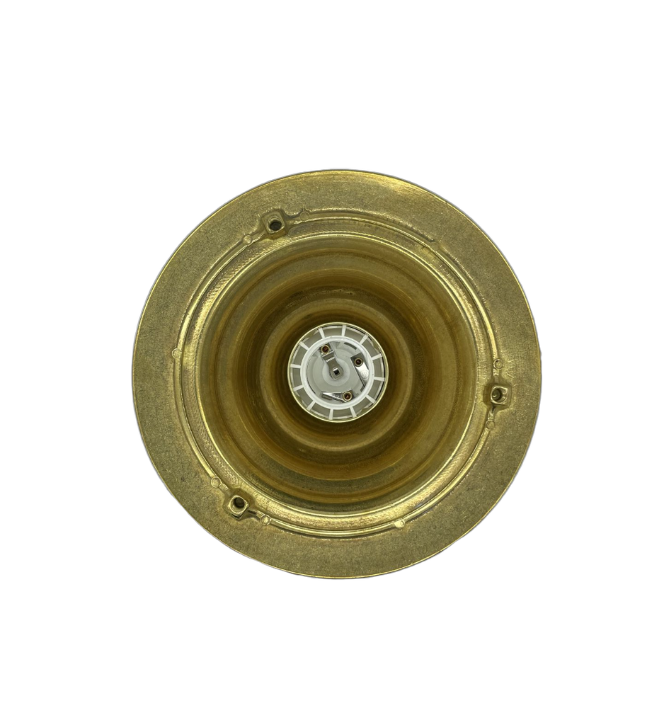 Navigator Hull Guard Pendant Lantern - Raw Brass