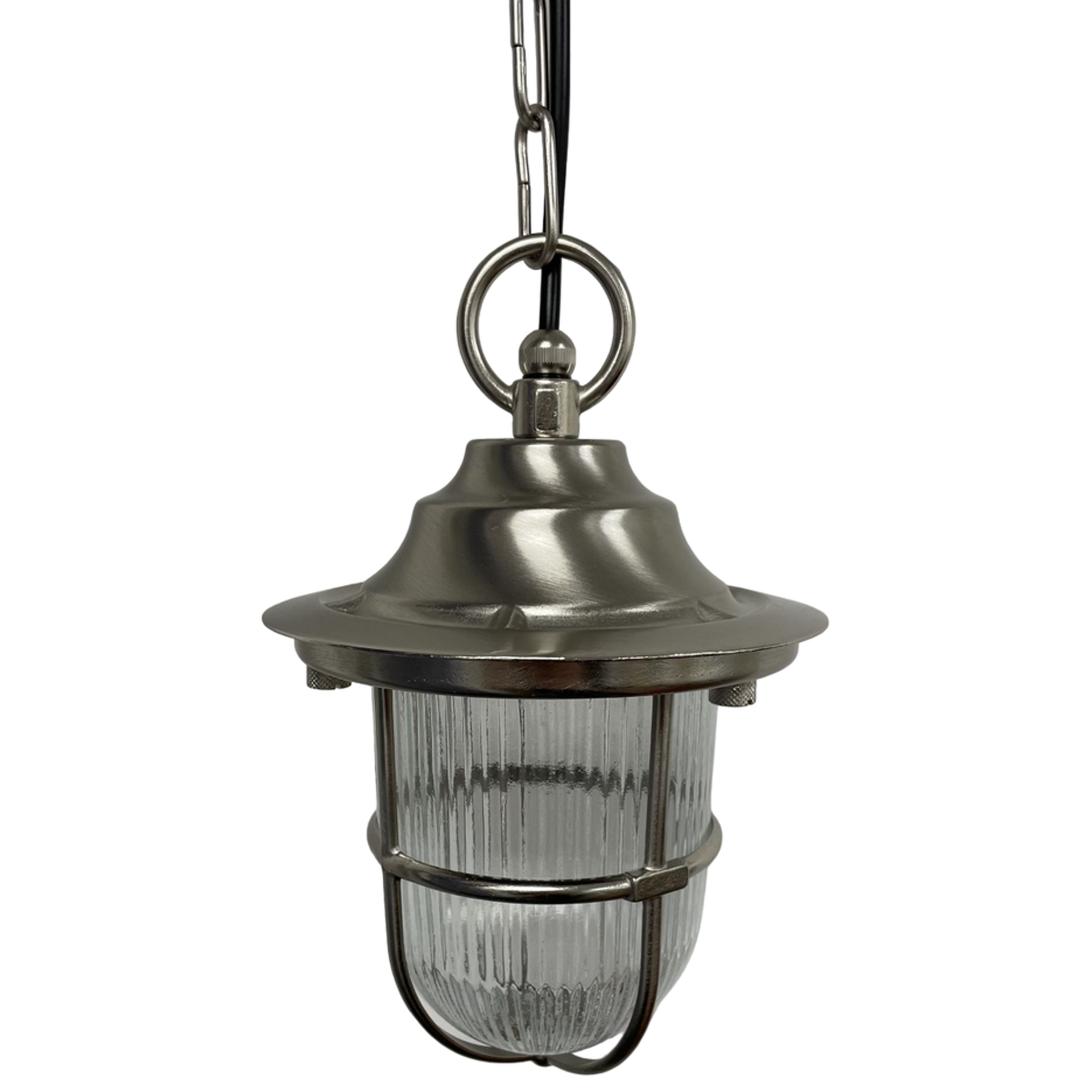 Navigator Pendant Lantern - Satin Nickel