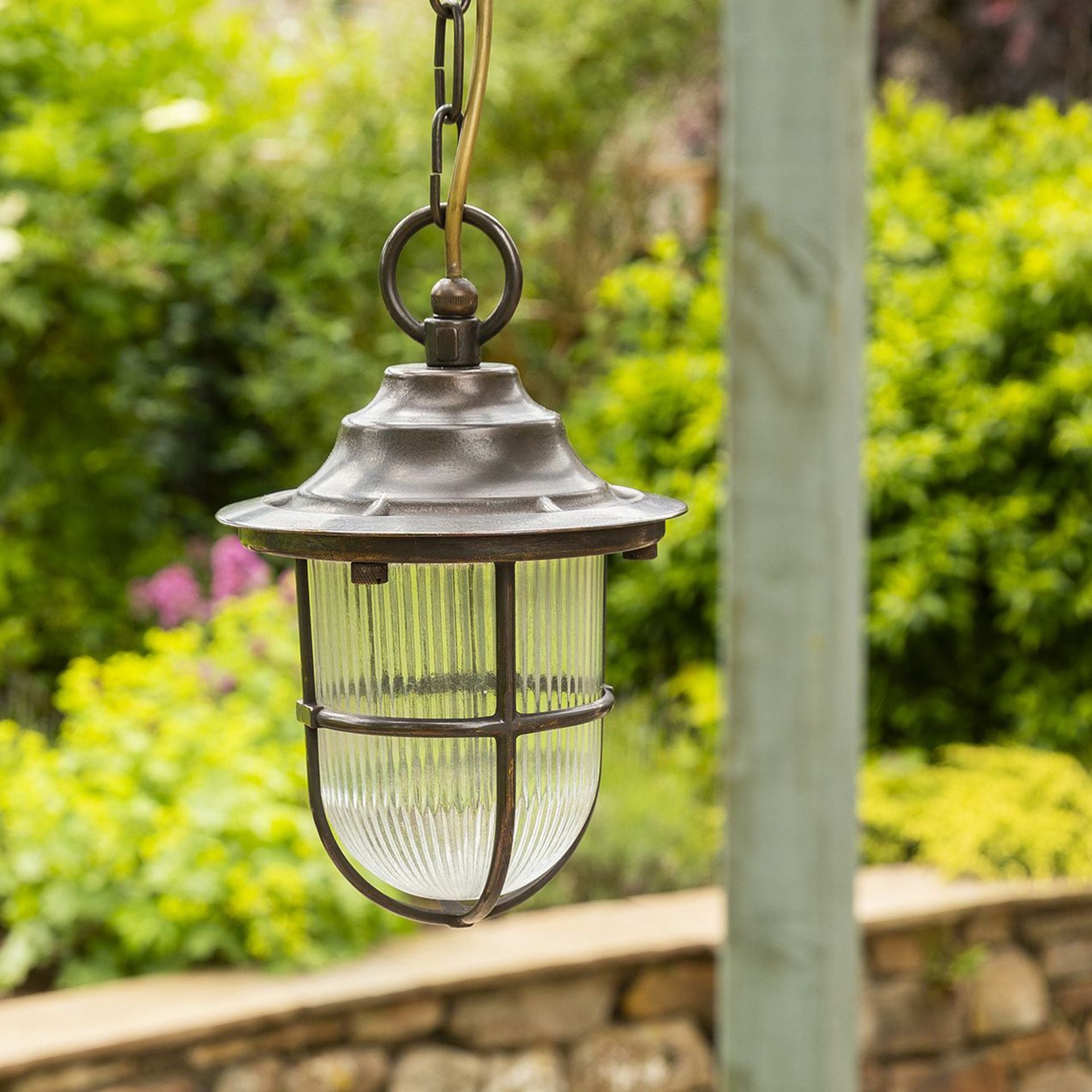 Navigator Pendant Lantern - Antique Brass
