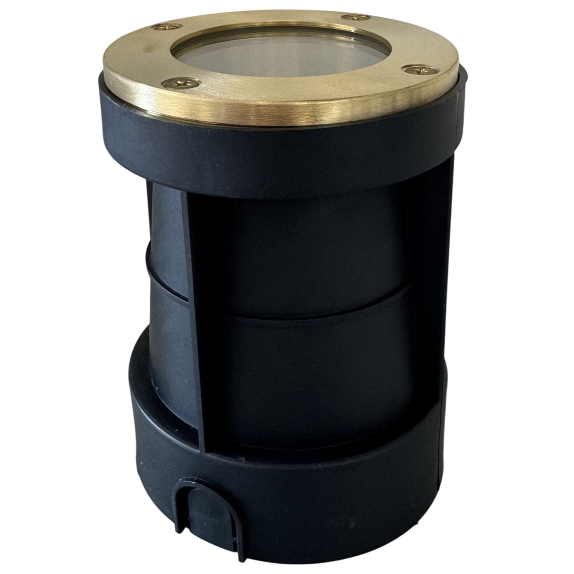 Navigator Recessed Ground Light - Raw Brass