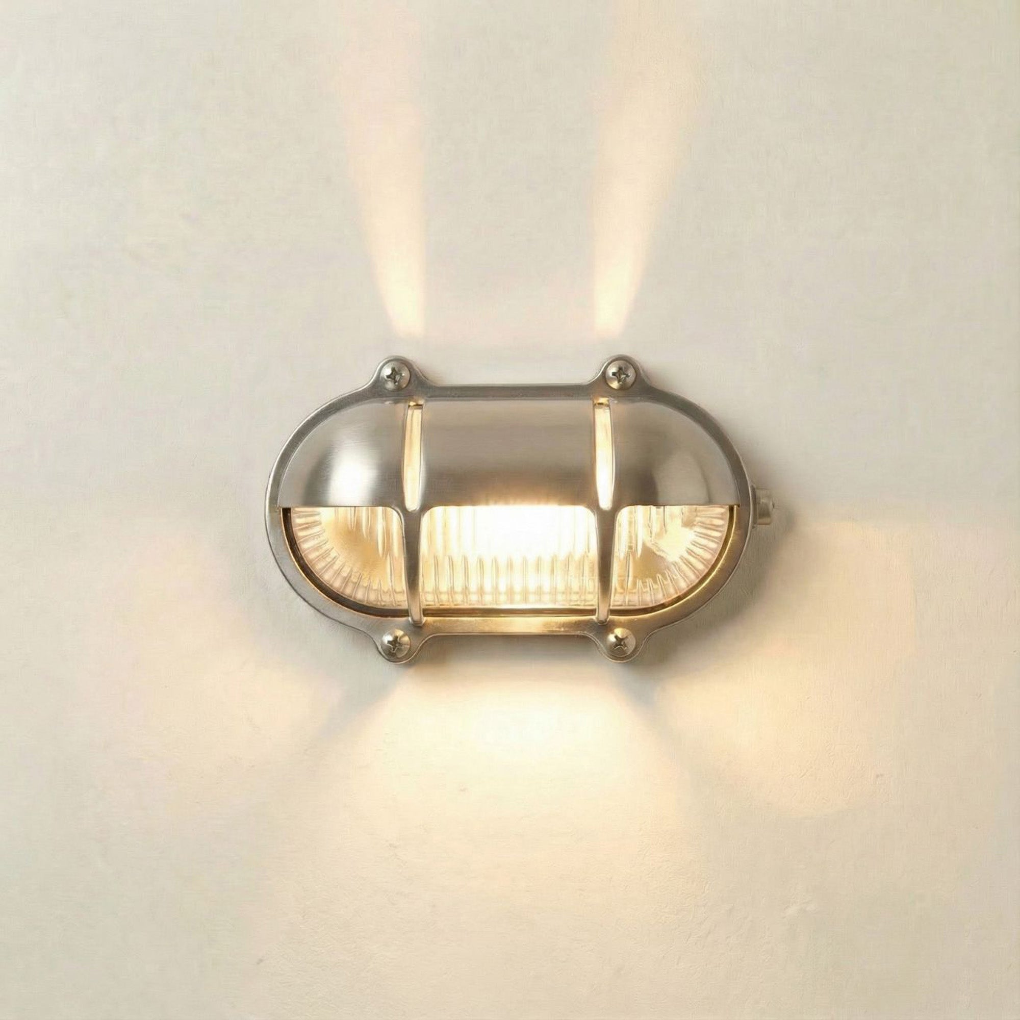 Navigator Palaemon North Bulkhead Wall Light - Satin Nickel