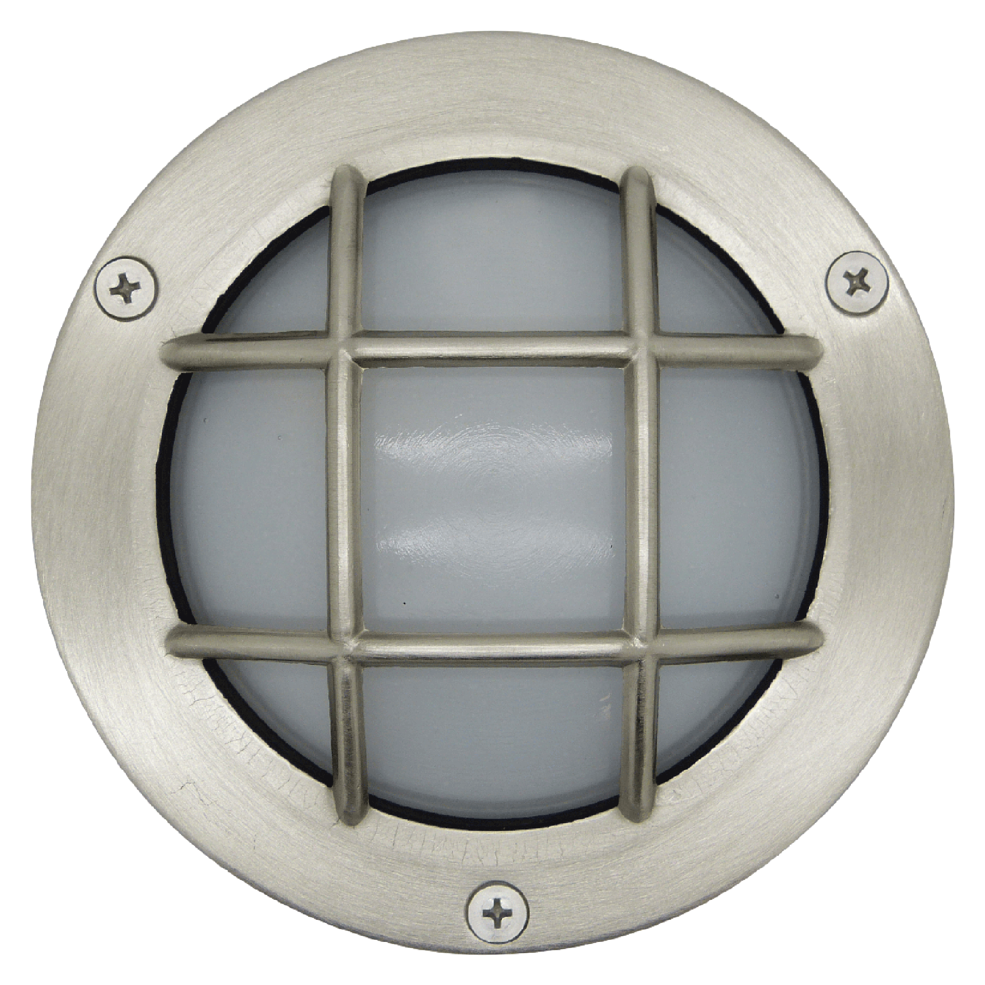 Navigator Compact Mini Circular Bulkhead Wall Light - Satin Nickel