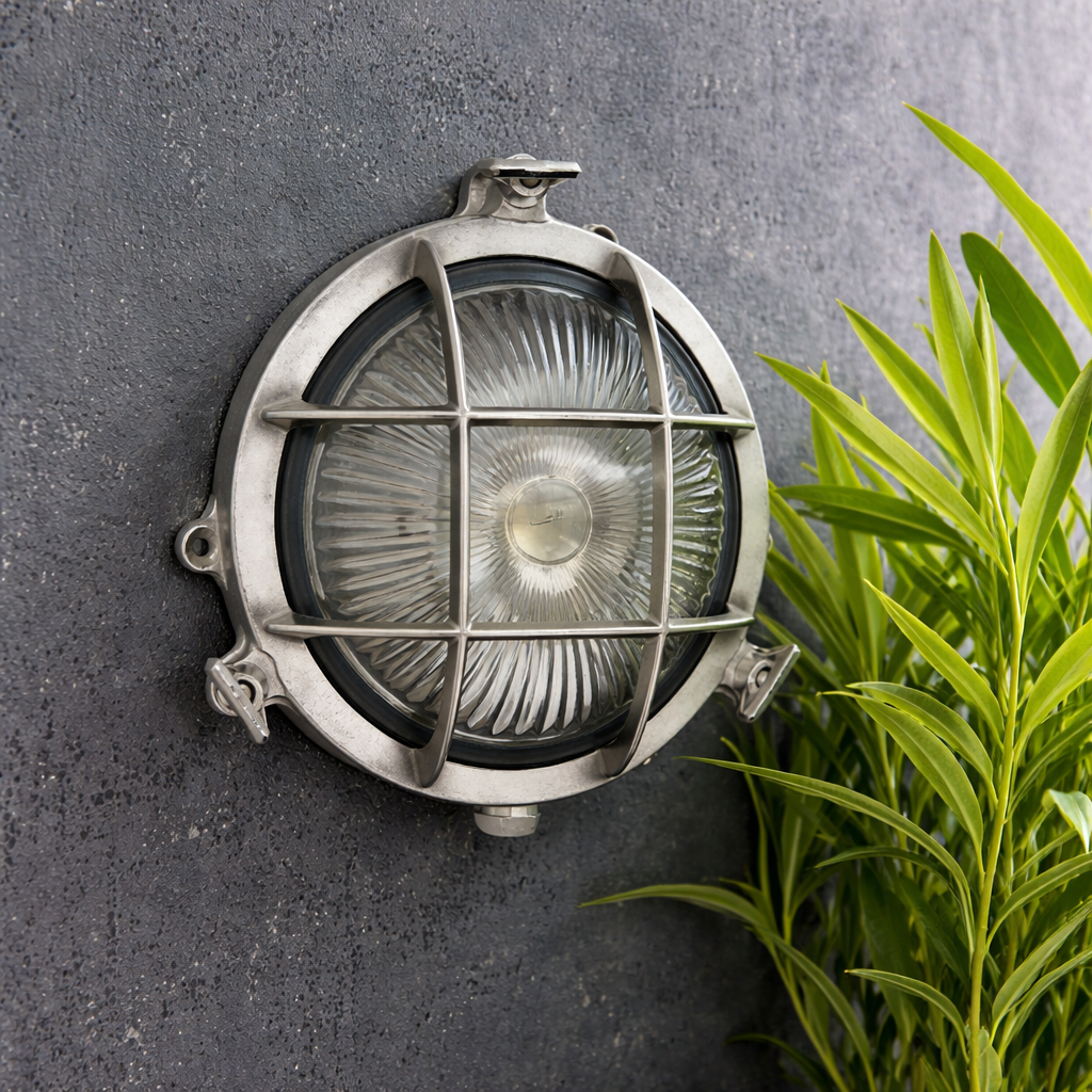 Navigator Mini Compass Guard Bulkhead - Satin Nickel