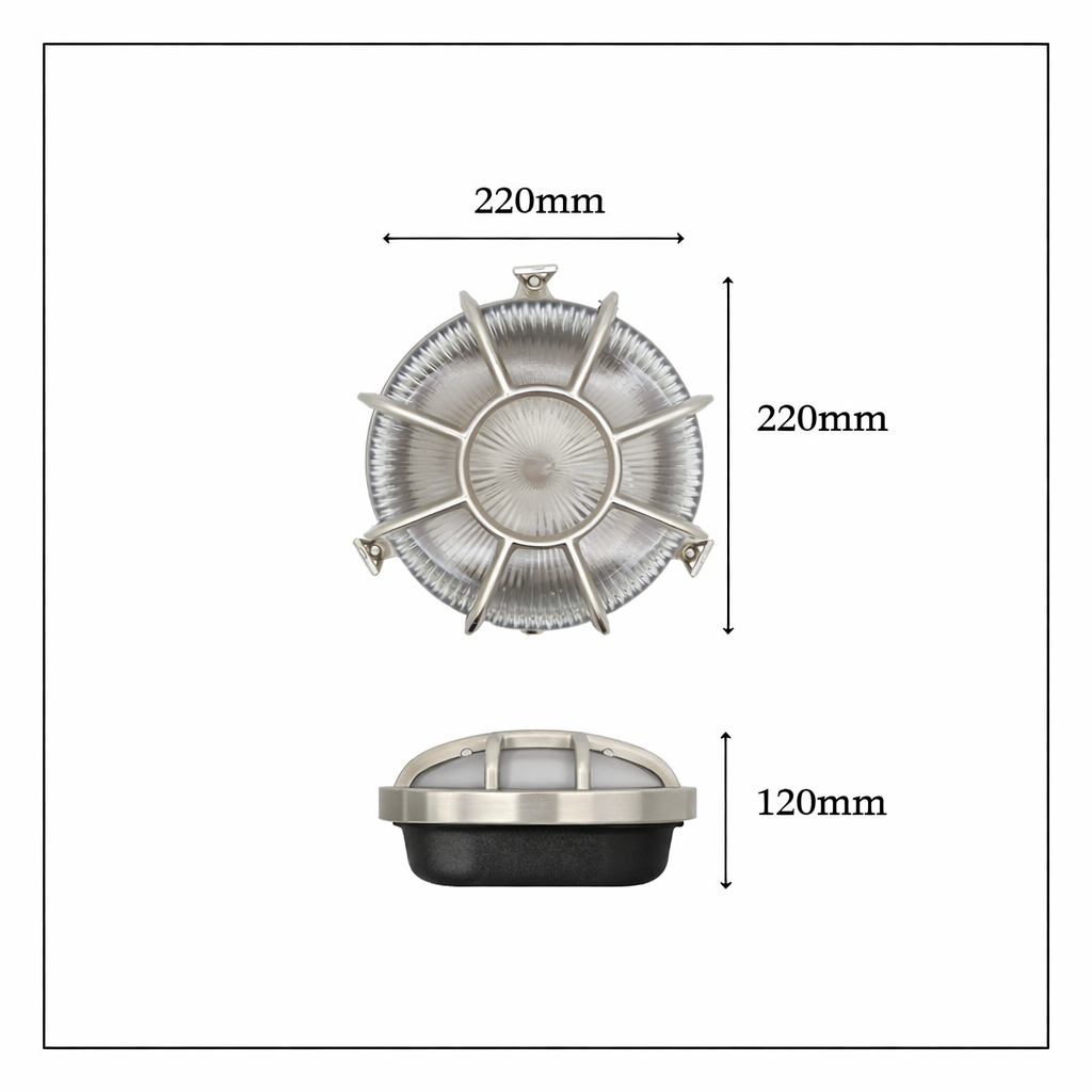 Navigator Grand Capstan Bulkhead - Satin Nickel