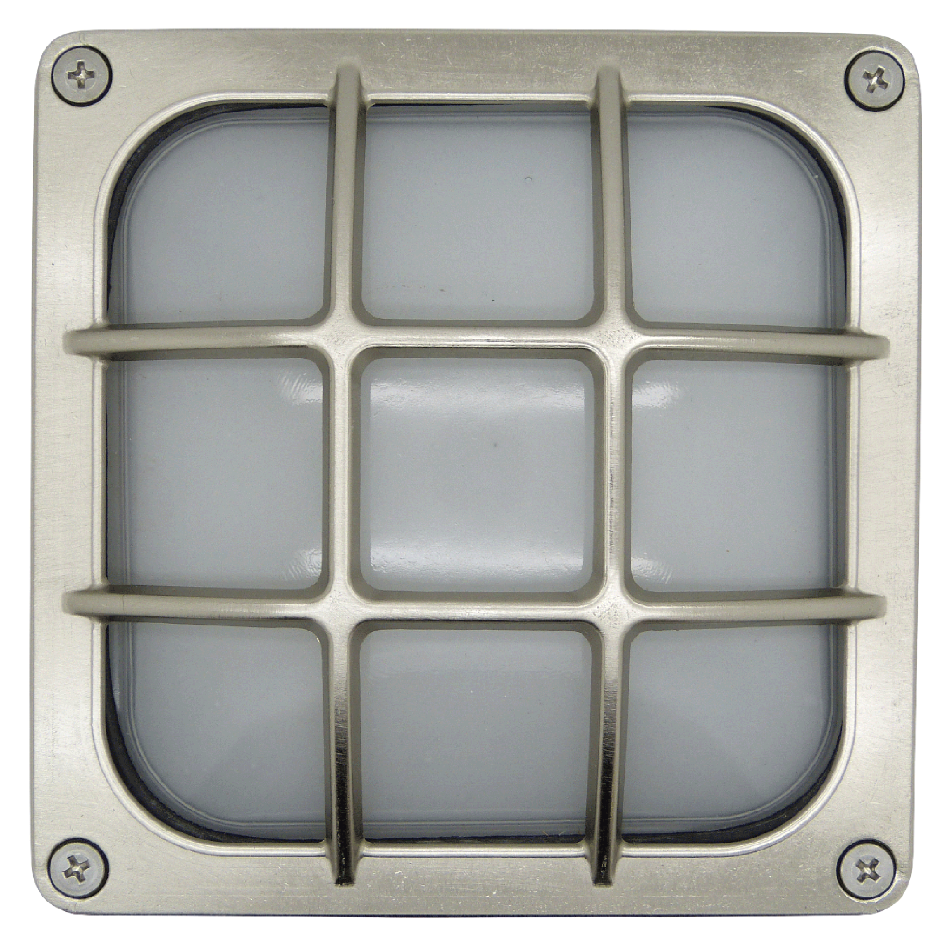 Navigator Square Bulkhead Wall Light - Satin Nickel