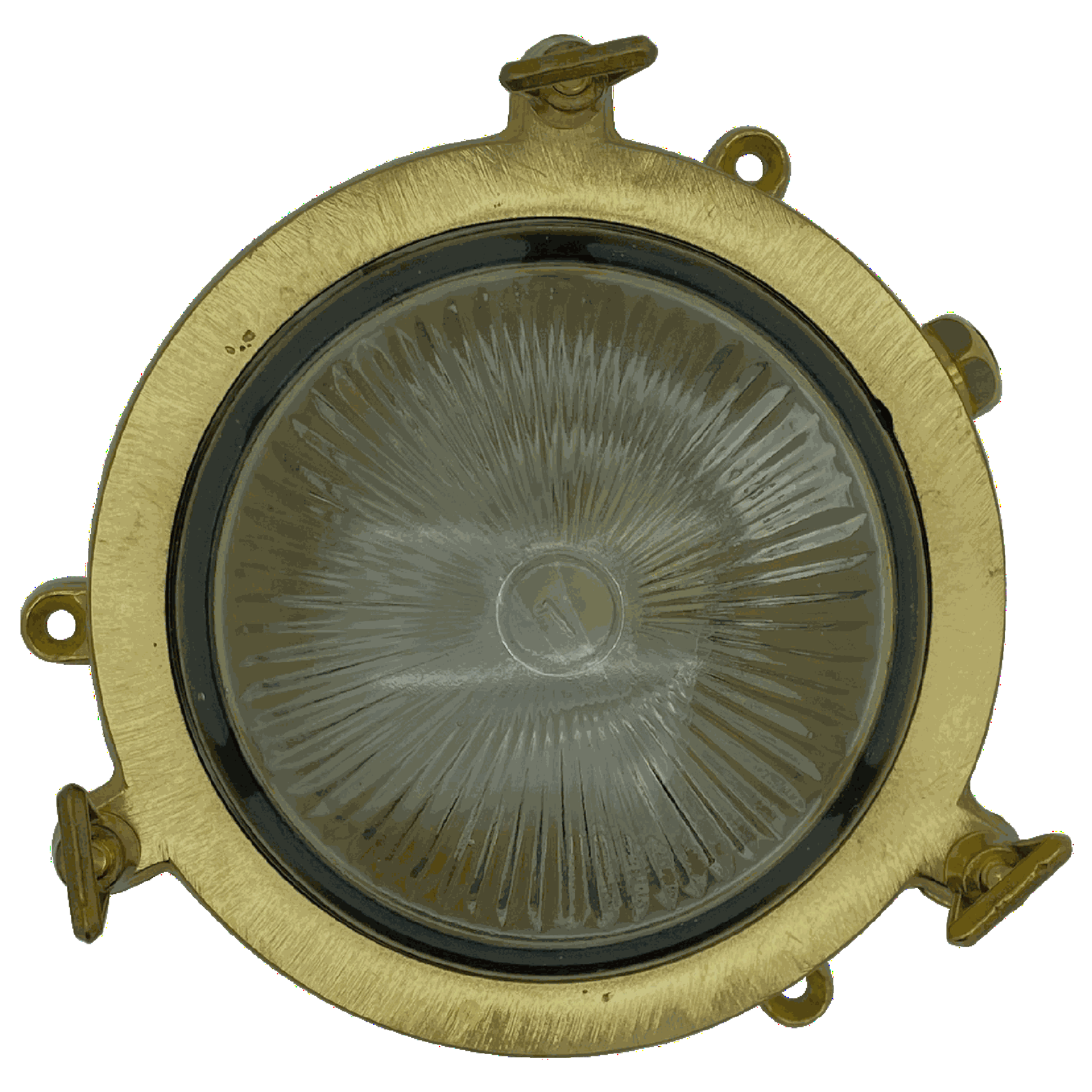 Navigator Mini Compass Bulkhead - Raw Brass