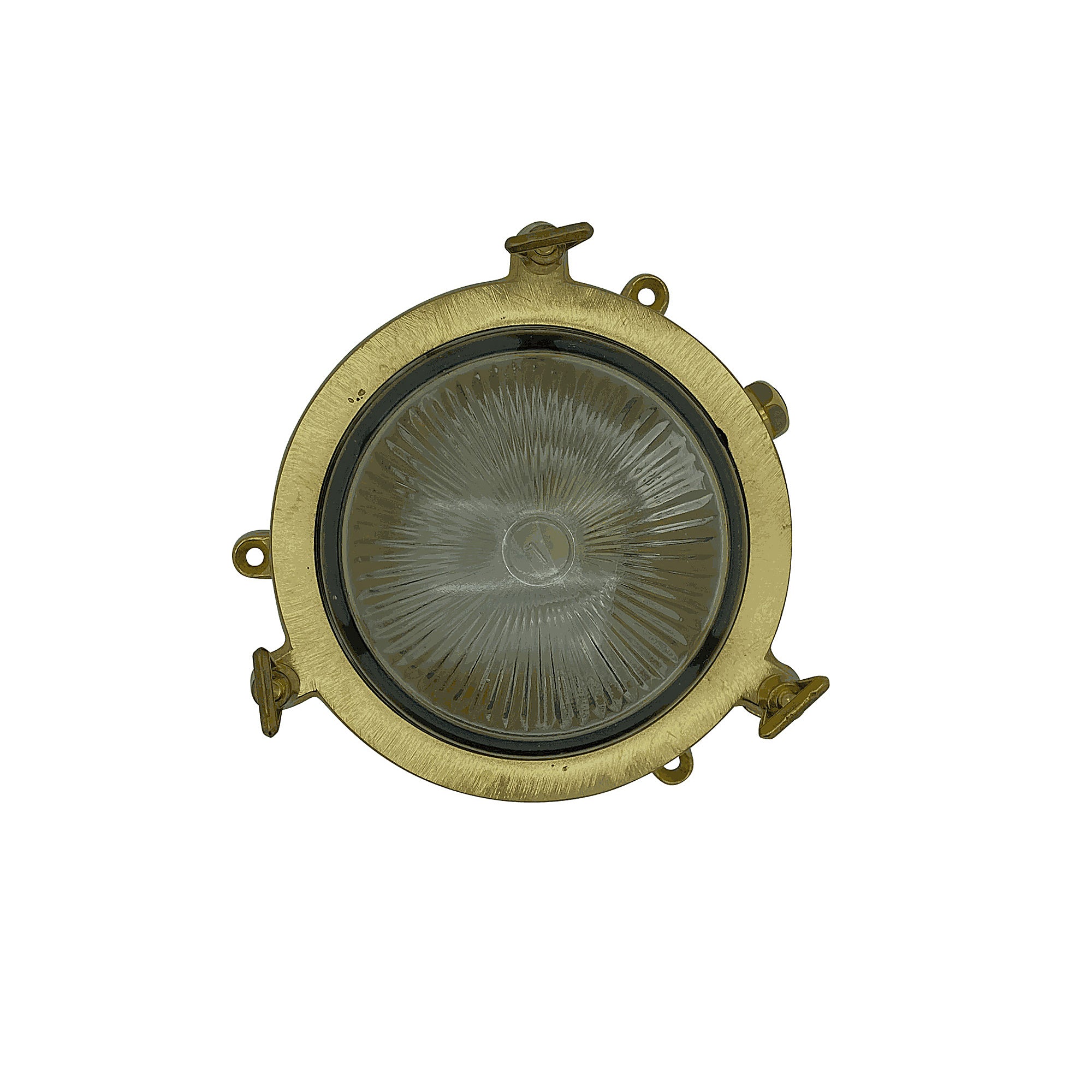 Navigator Mini Compass Bulkhead - Raw Brass