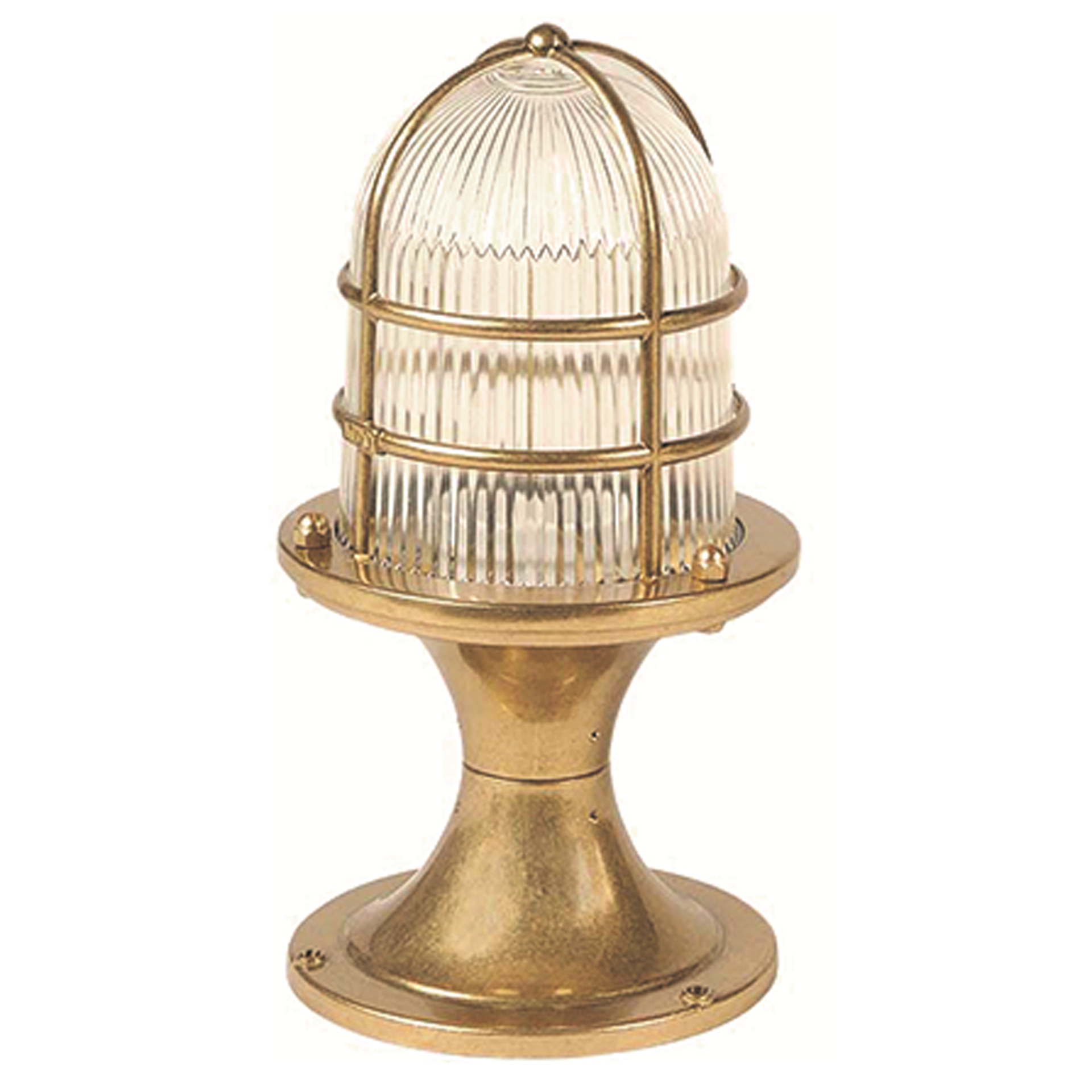 Navigator Wellington Grand Post Lantern - Raw Brass