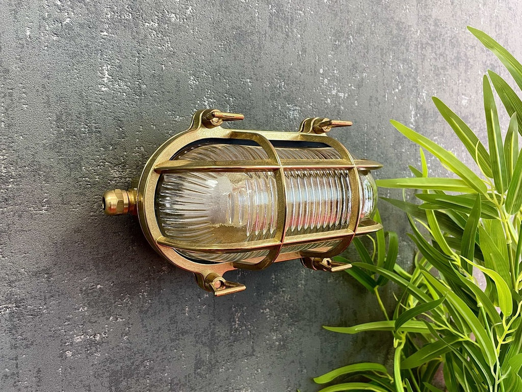 Navigator Horatio Junior Bulkhead - Antique Brass