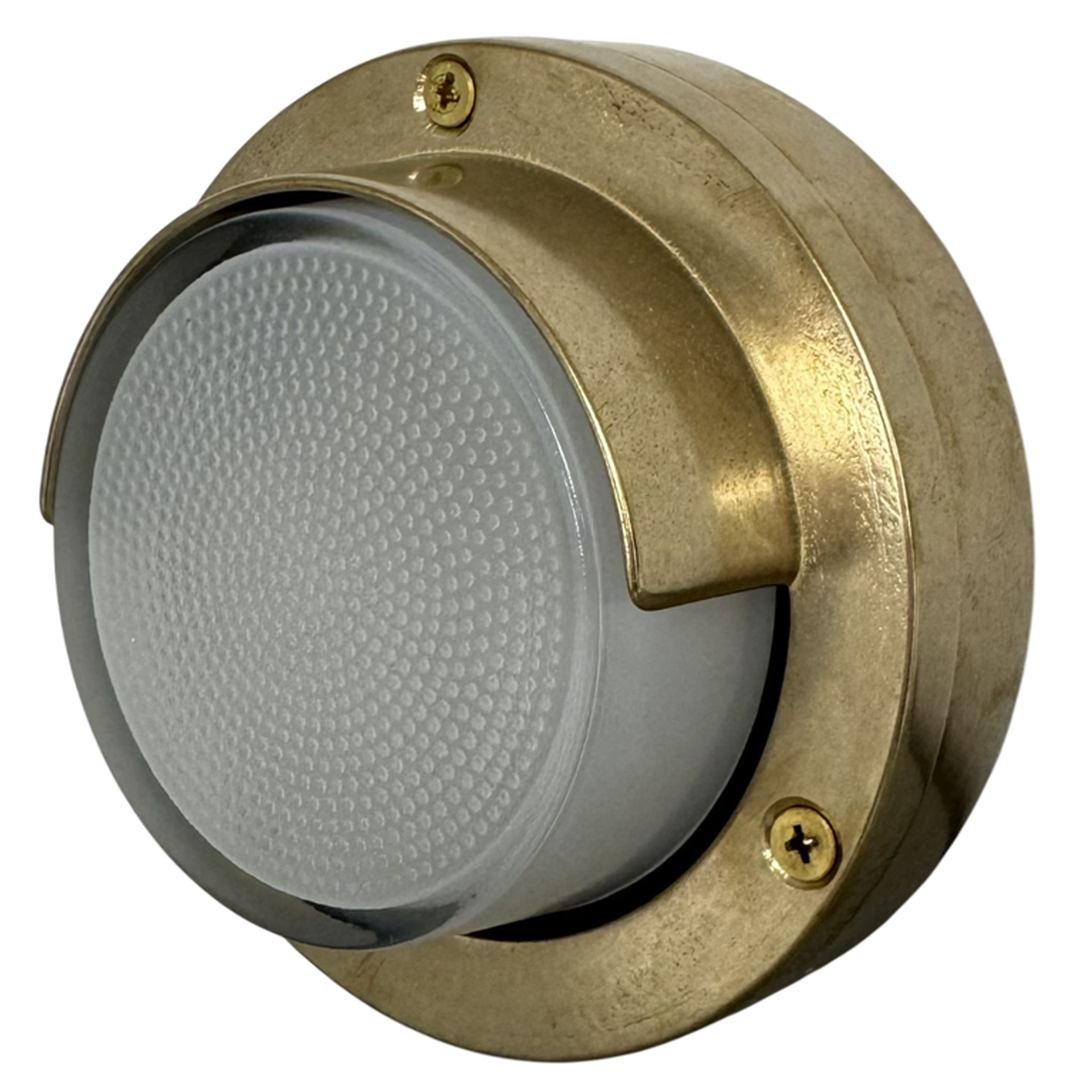 Navigator Walkway Eyelid Light - Raw Brass