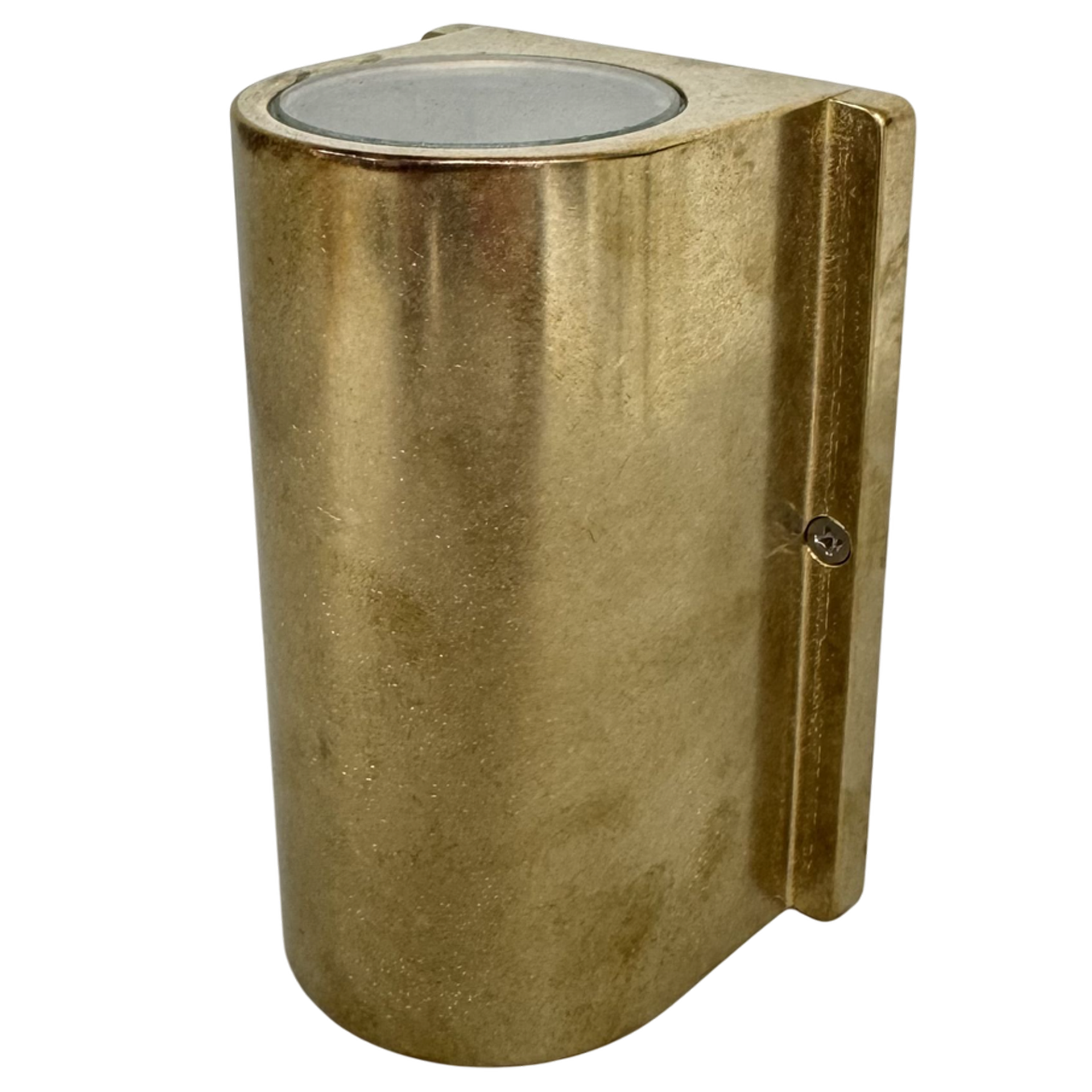 Navigator Up & Down Wall Light Flush - Raw Brass