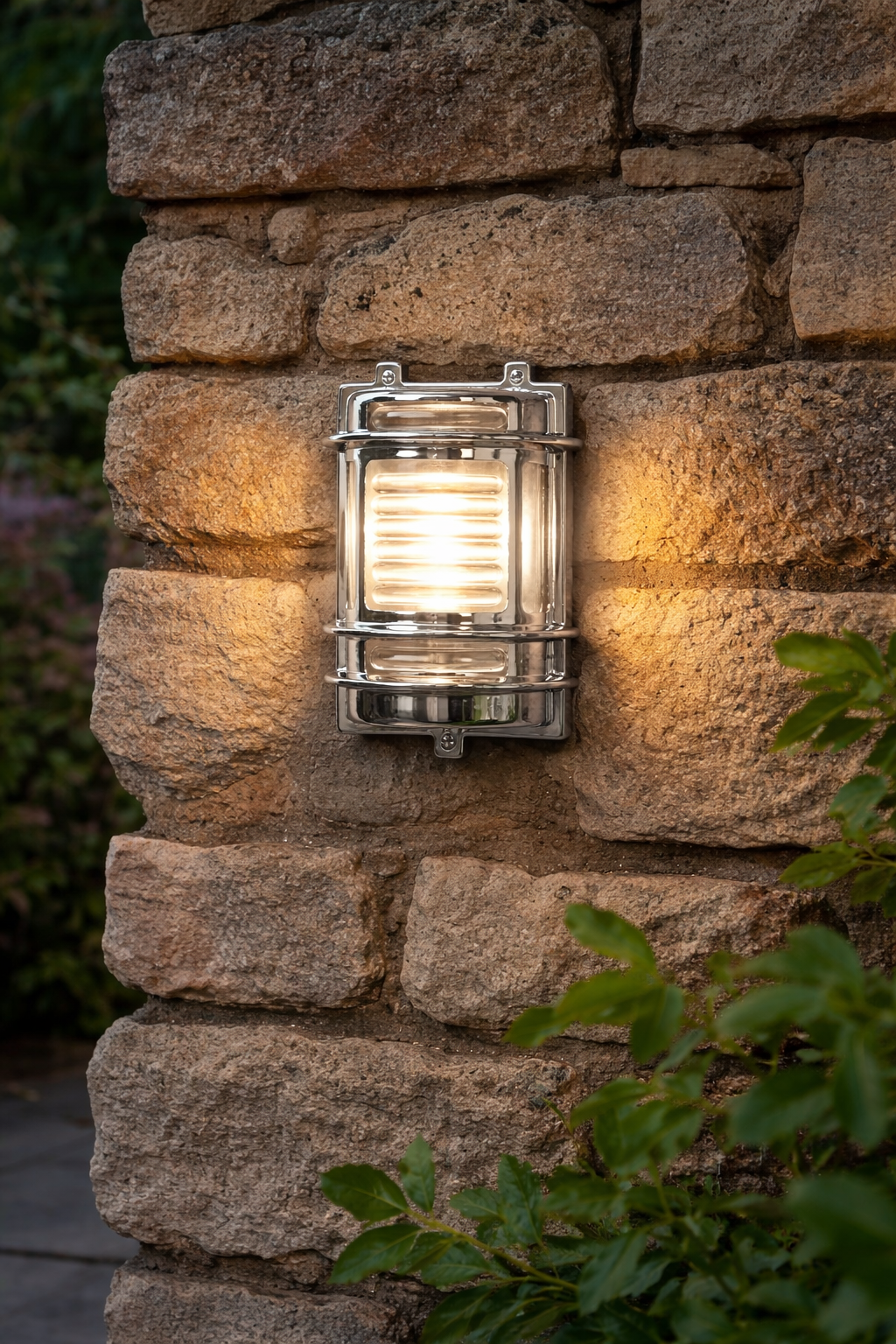 Navigator Cargo Wall Light - Mirror Nickel