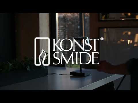 Konstsmide Scilla Table Lamp with USB - Matt Black