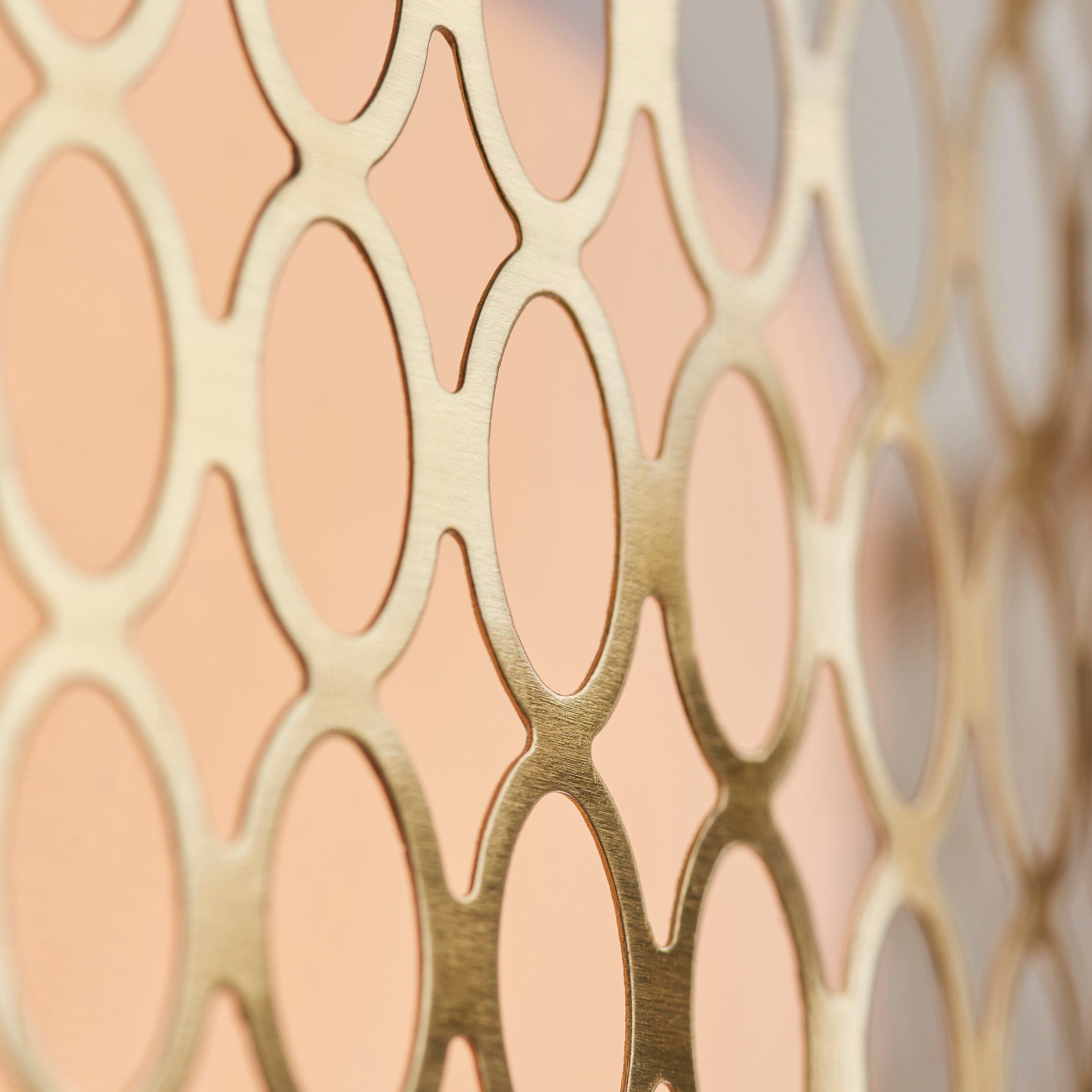 Endon Cordero 3 Light Flush Ceiling - Gold Plate