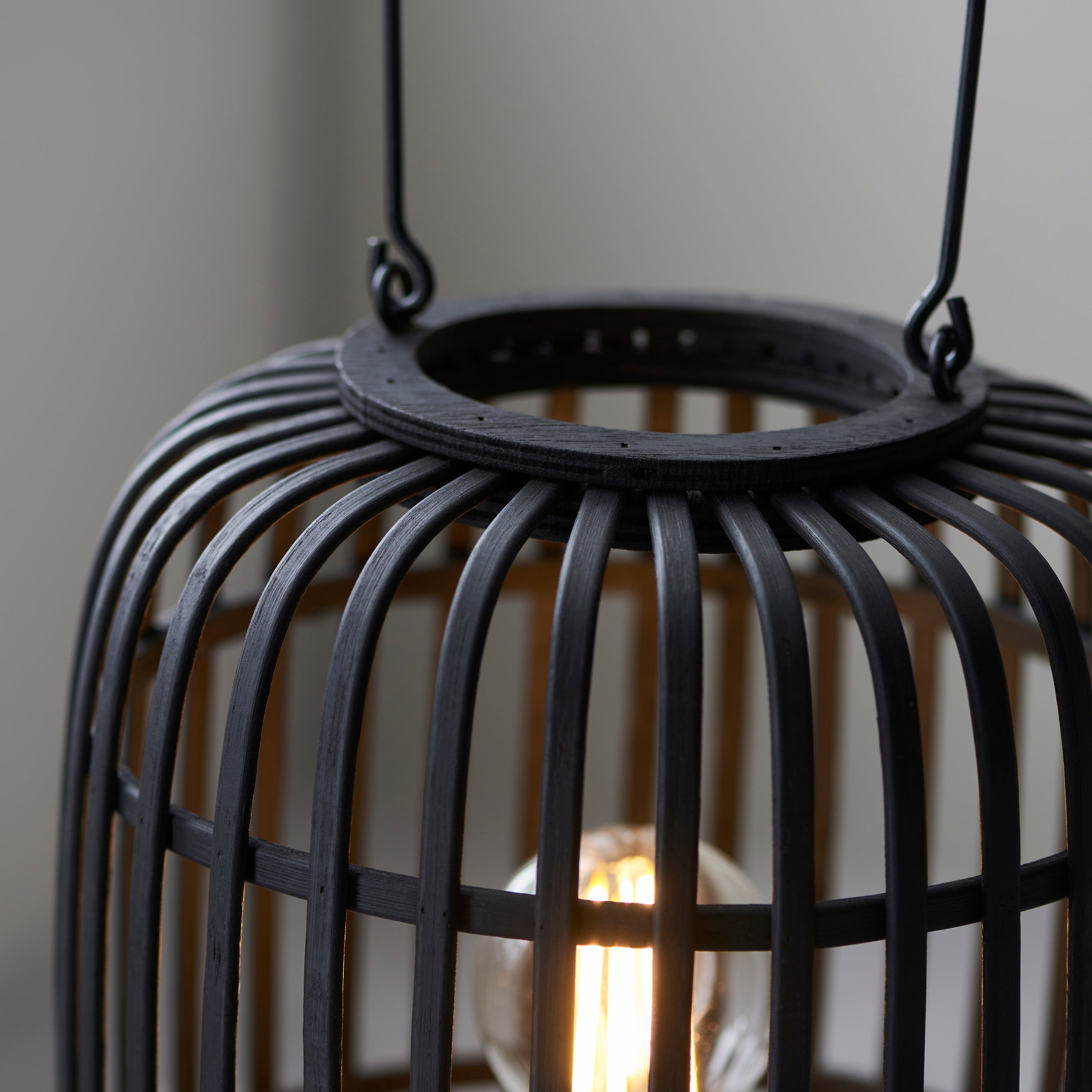 Endon Mathias Table Lamp - Dark Stained Bamboo