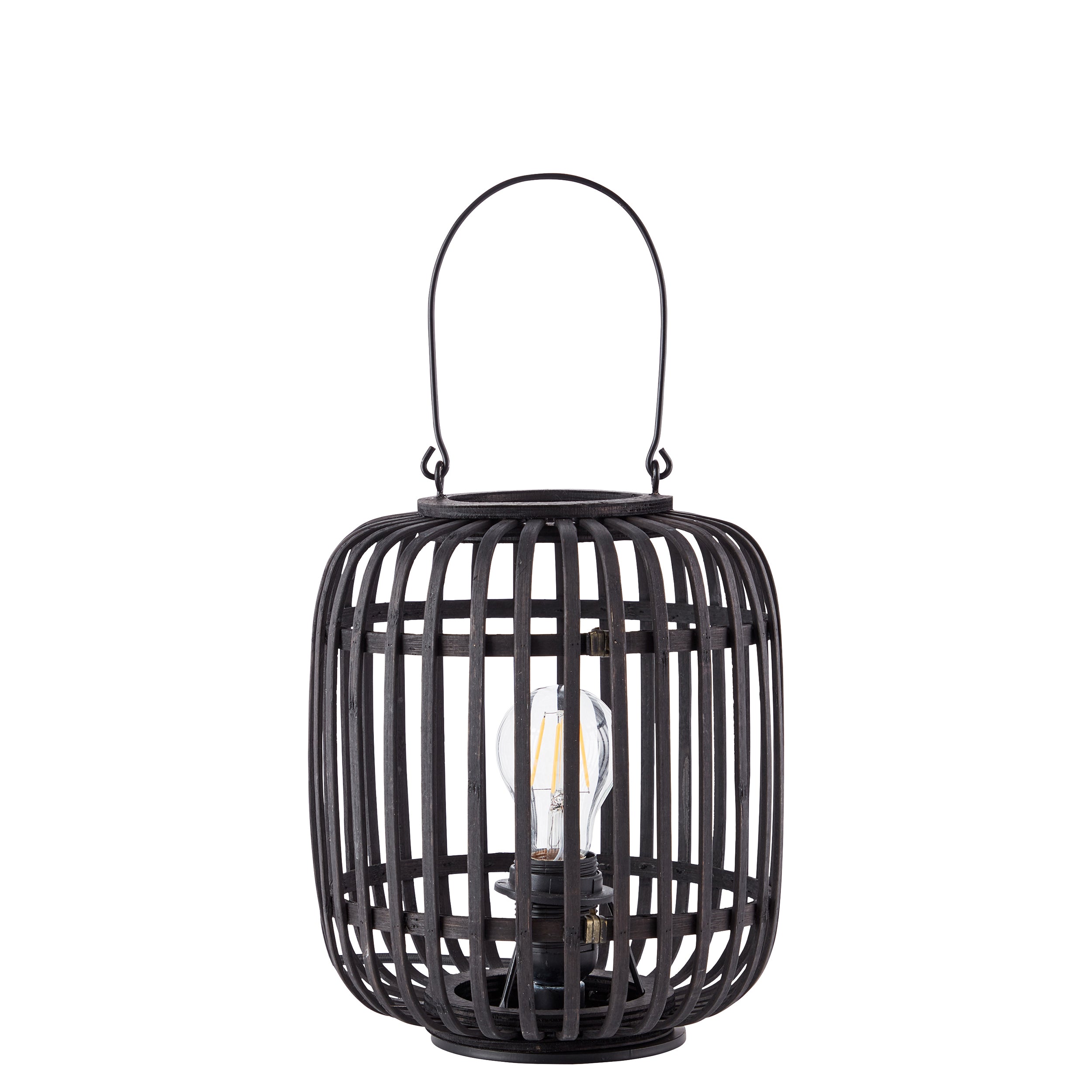 Endon Mathias Table Lamp - Dark Stained Bamboo