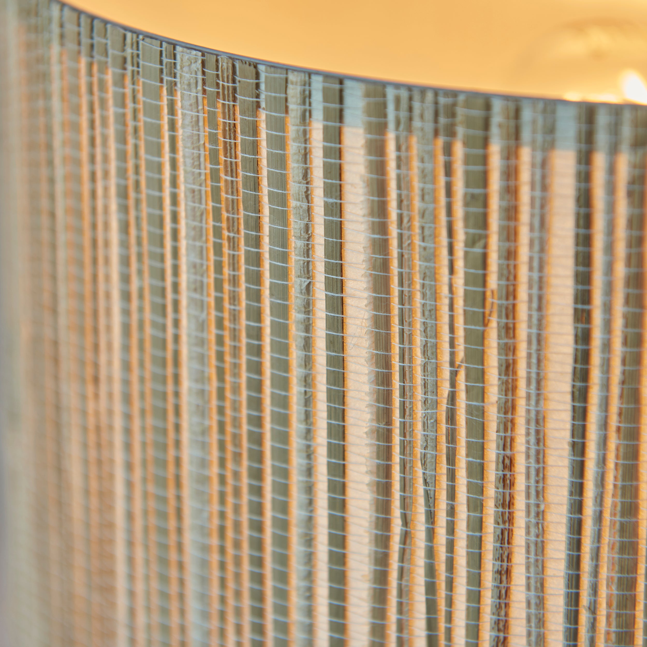 Endon Longshore Single Light Table Lamp - Woven Seagrass