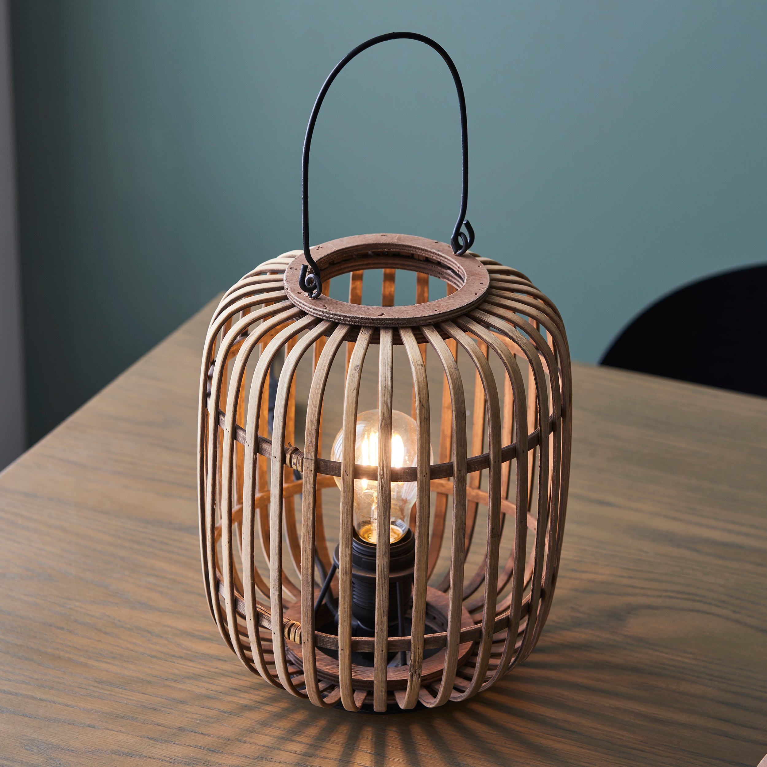 Endon Mathias Table Lamp - Natural Bamboo