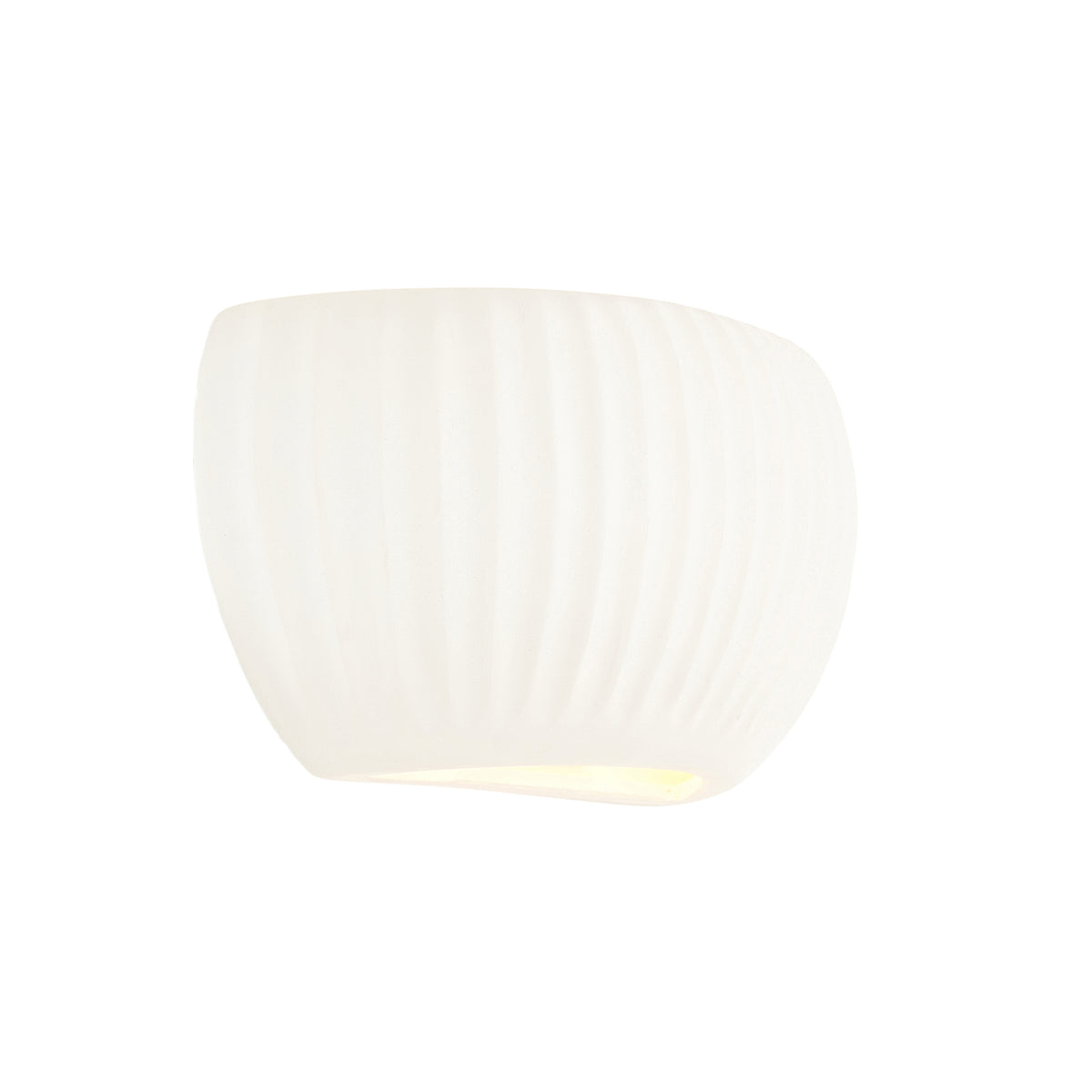 Endon Witham Wall Washer - Unglazed Ceramic