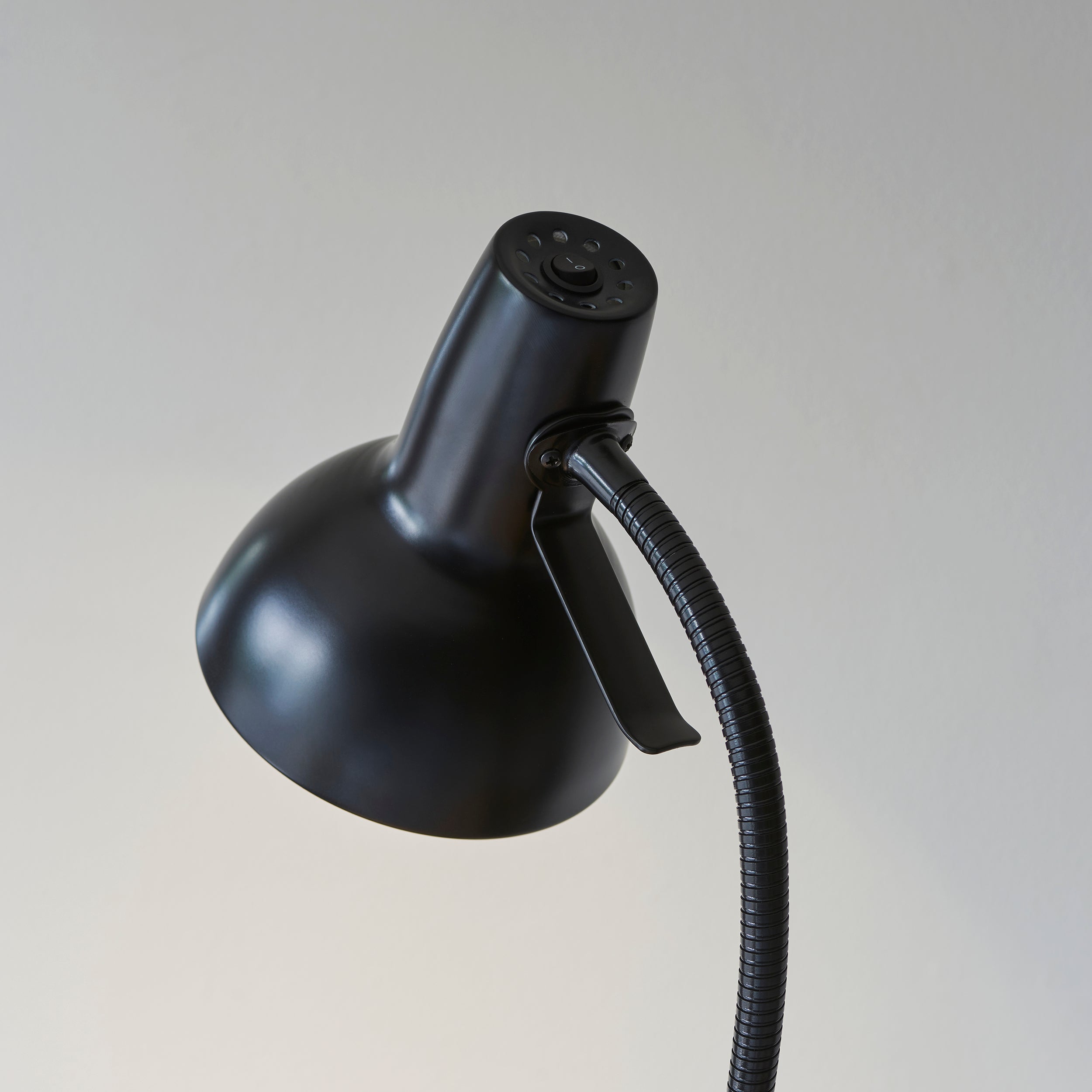 Endon Amalfi Single Floor Light - Matt Black Paint