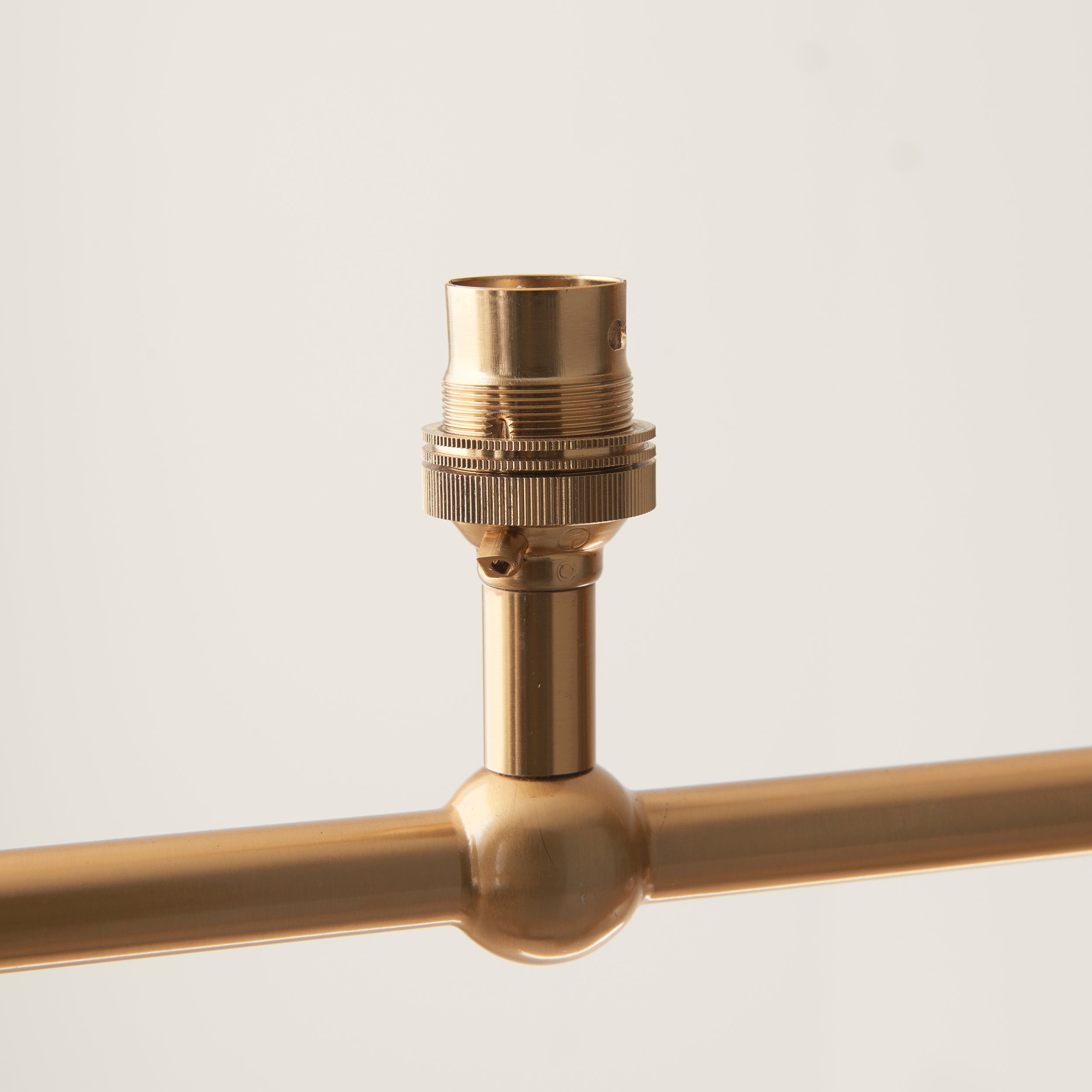 Endon Santiago 4 Light Linear Pendant - Brushed Aged Brass Plate