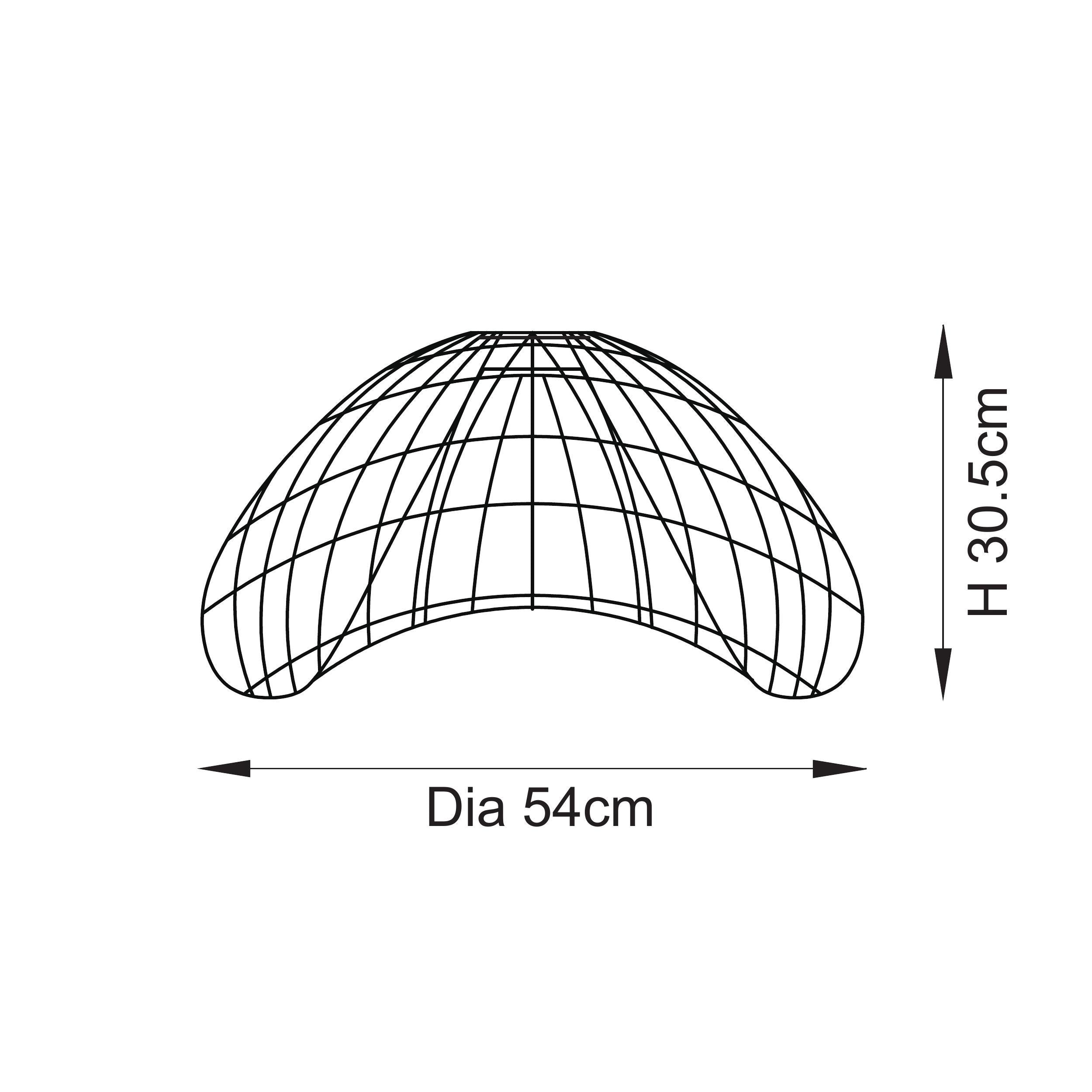 Endon Misra Single Light Pendant Easyfit Shade - Natural Rattan