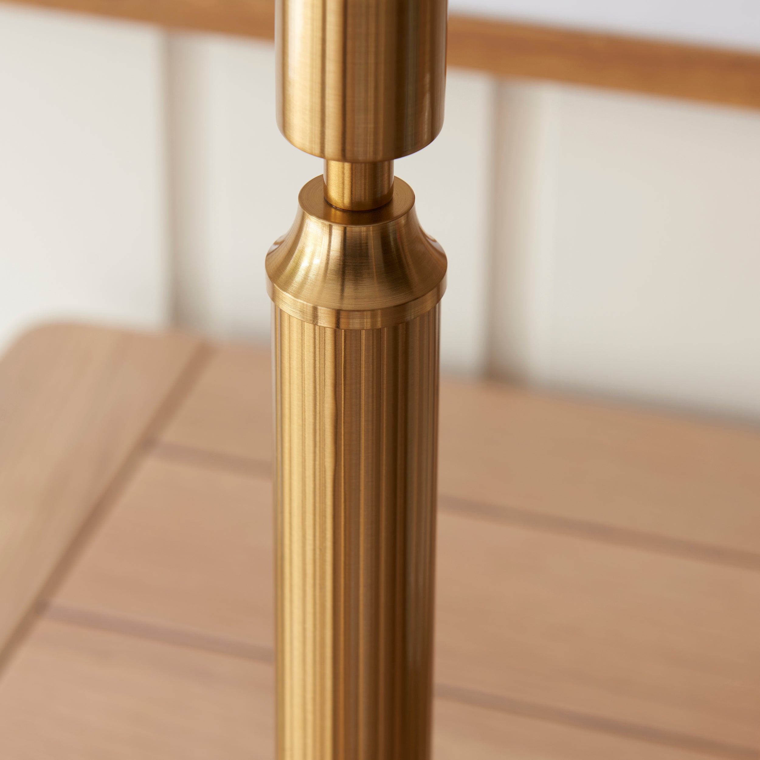 Endon Trobridge Rechargeable Table Lamp - Brushed Aged Brass Plate