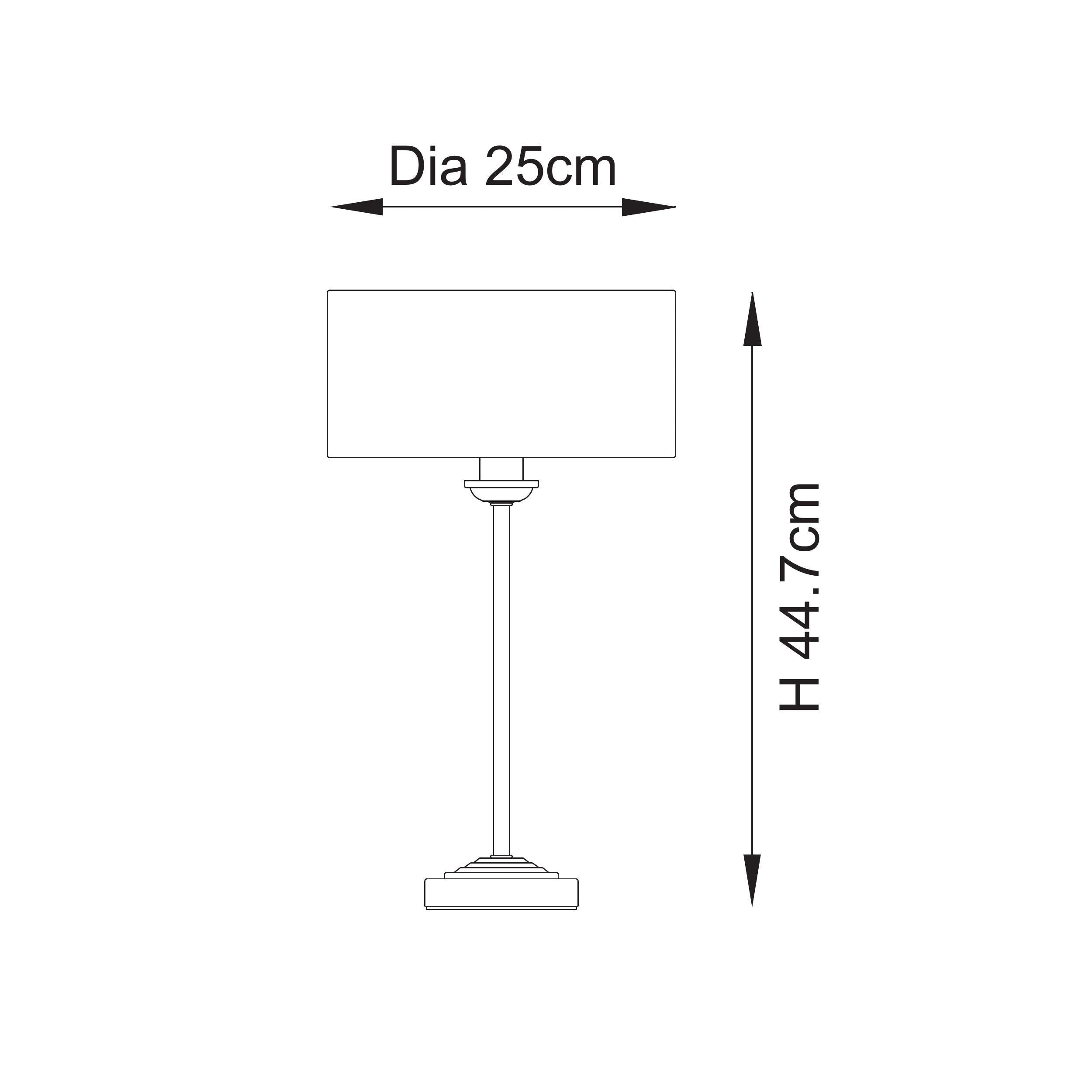 Endon Highclere Single Light Table Lamp - Vintage Brass & Natural Linen
