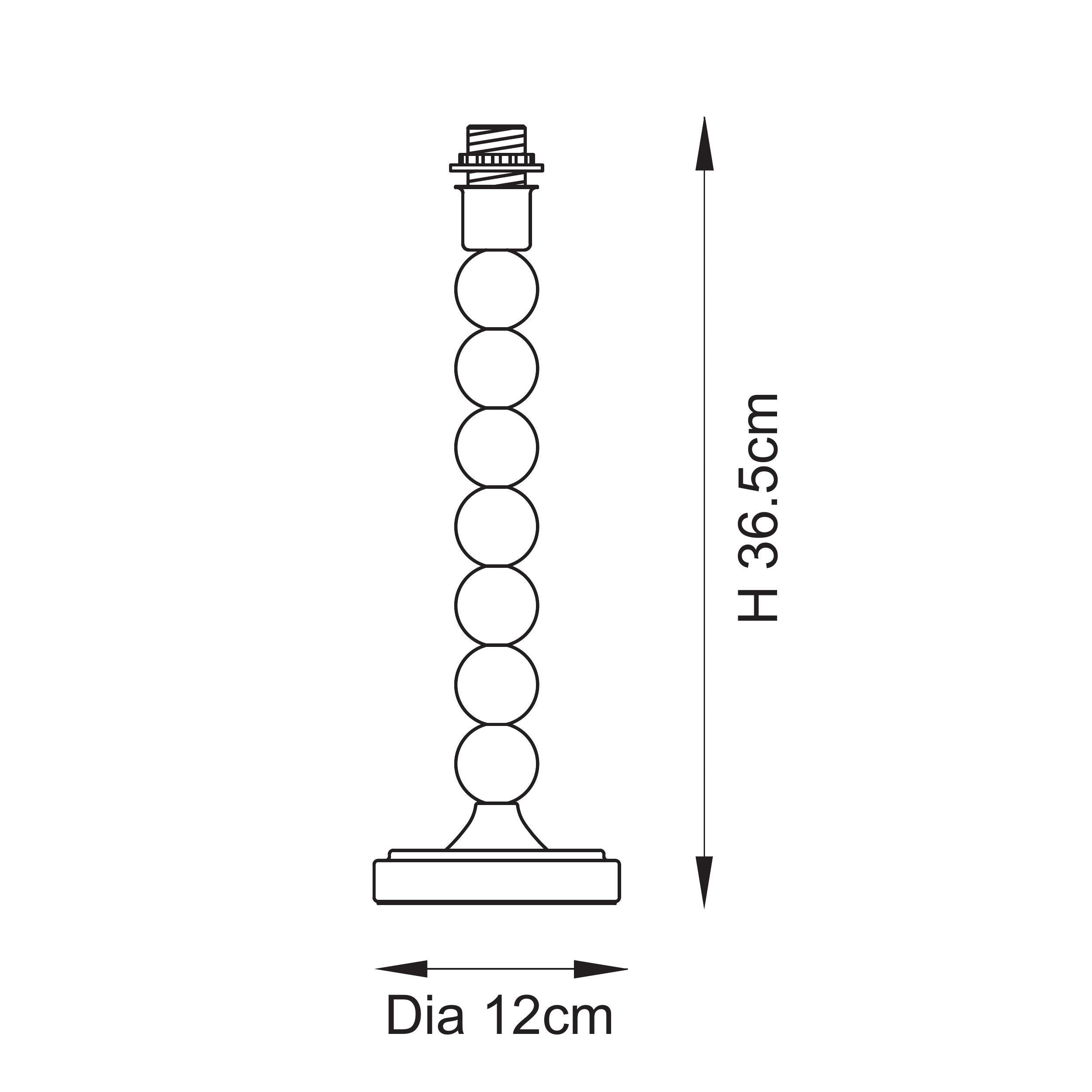 Endon Higgledy Single Light Table Lamp - Gloss Pink Clay Paint