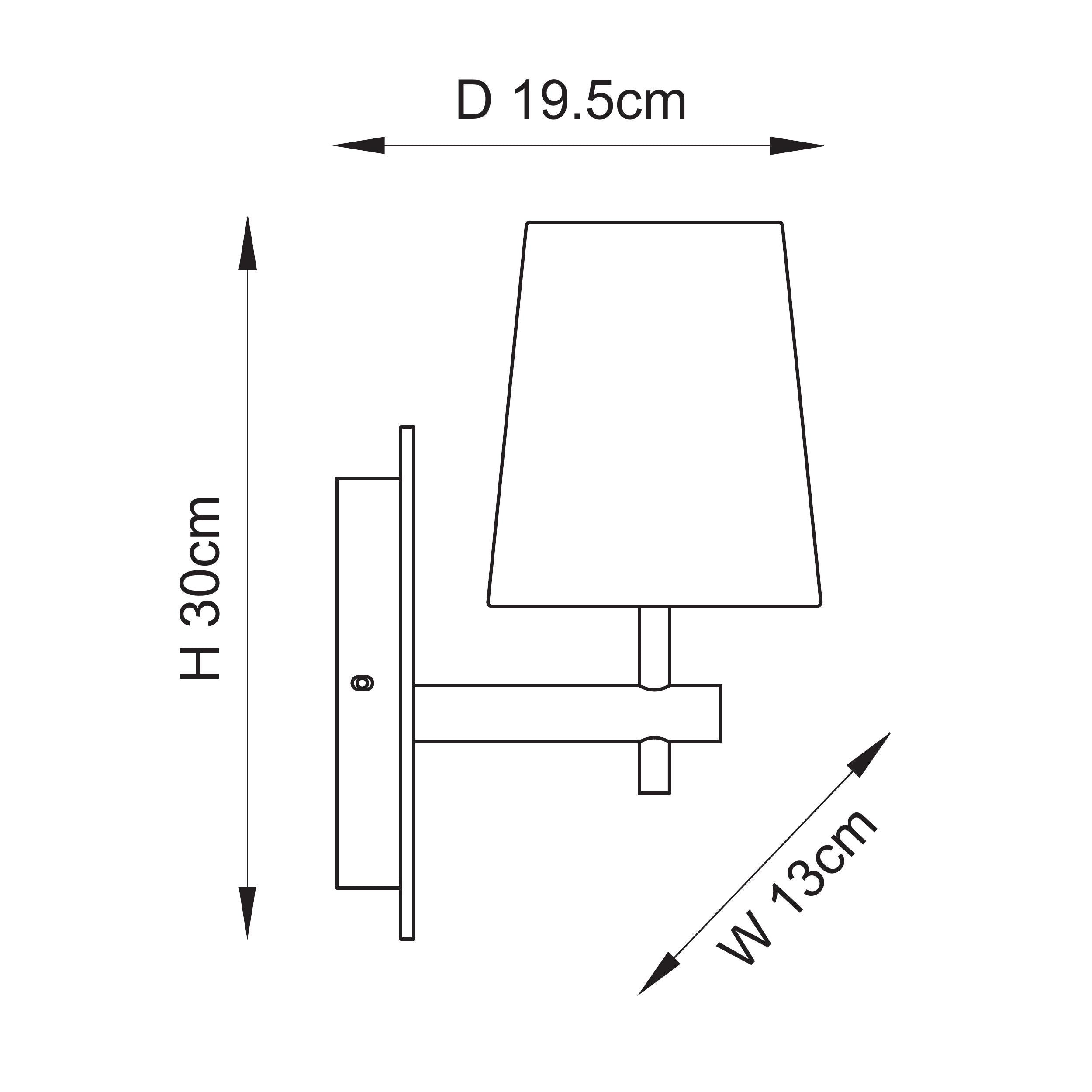 Utopia Spire Single White Marble Wall Light - Vintage Brass & Natural Tapered Shade
