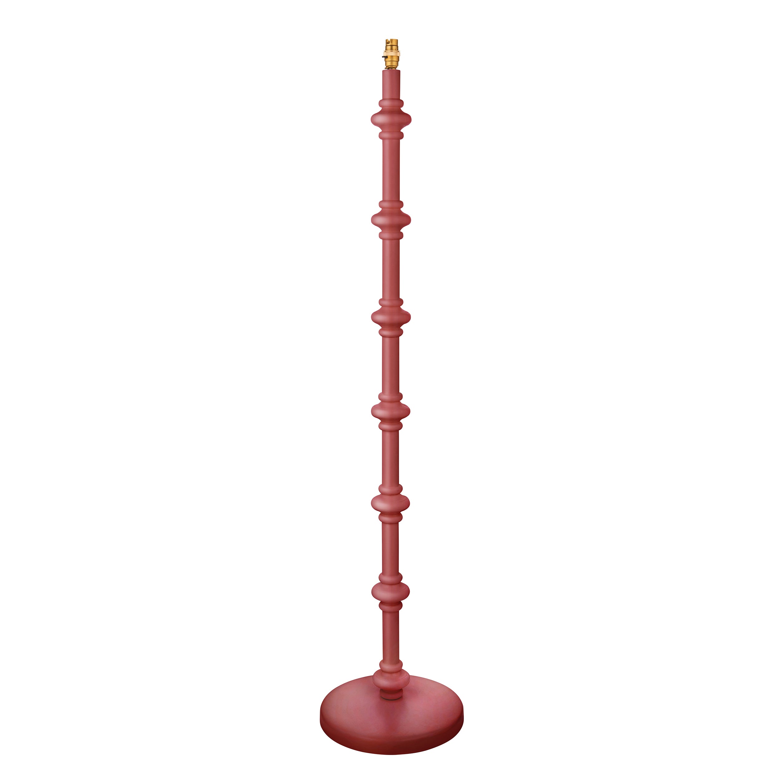 Endon Carnaby Single Light Floor - Satin Pink Clay Paint