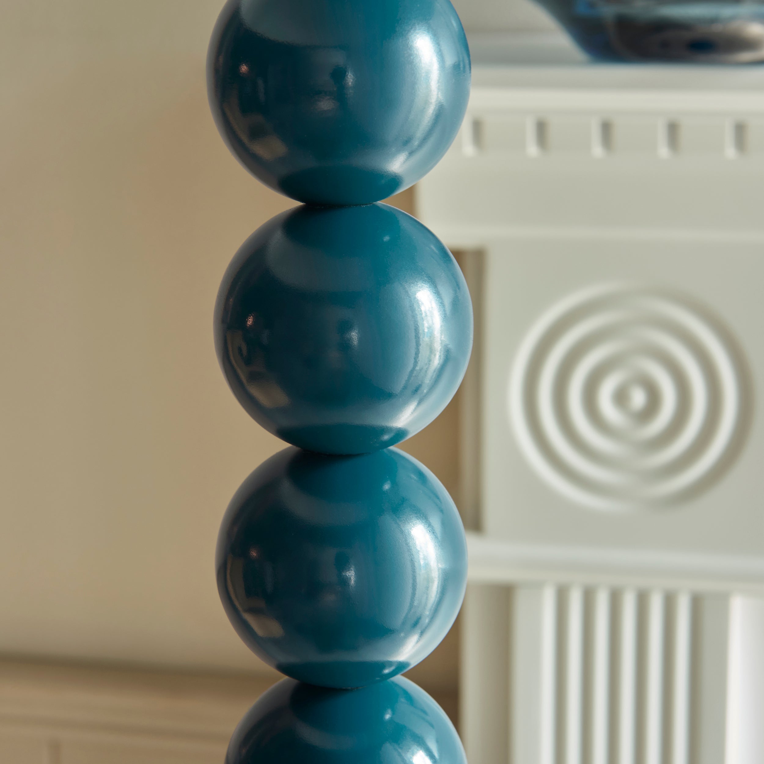Endon Higgledy Single Light Floor - Gloss Marlin Blue Paint