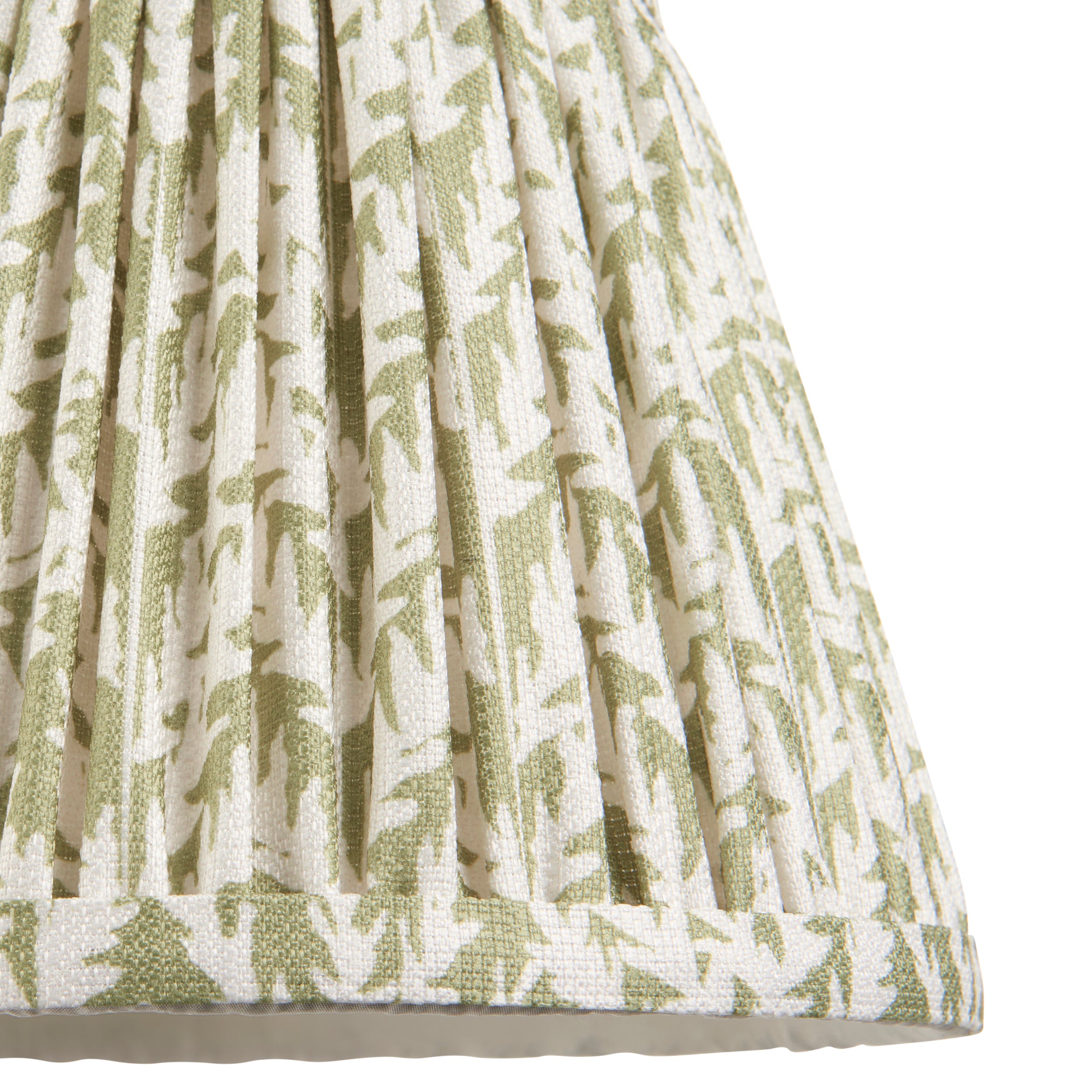 Endon Bibury Satin Pink Clay Table Lamp & Leaf 20cm Herb Garden Green Shade