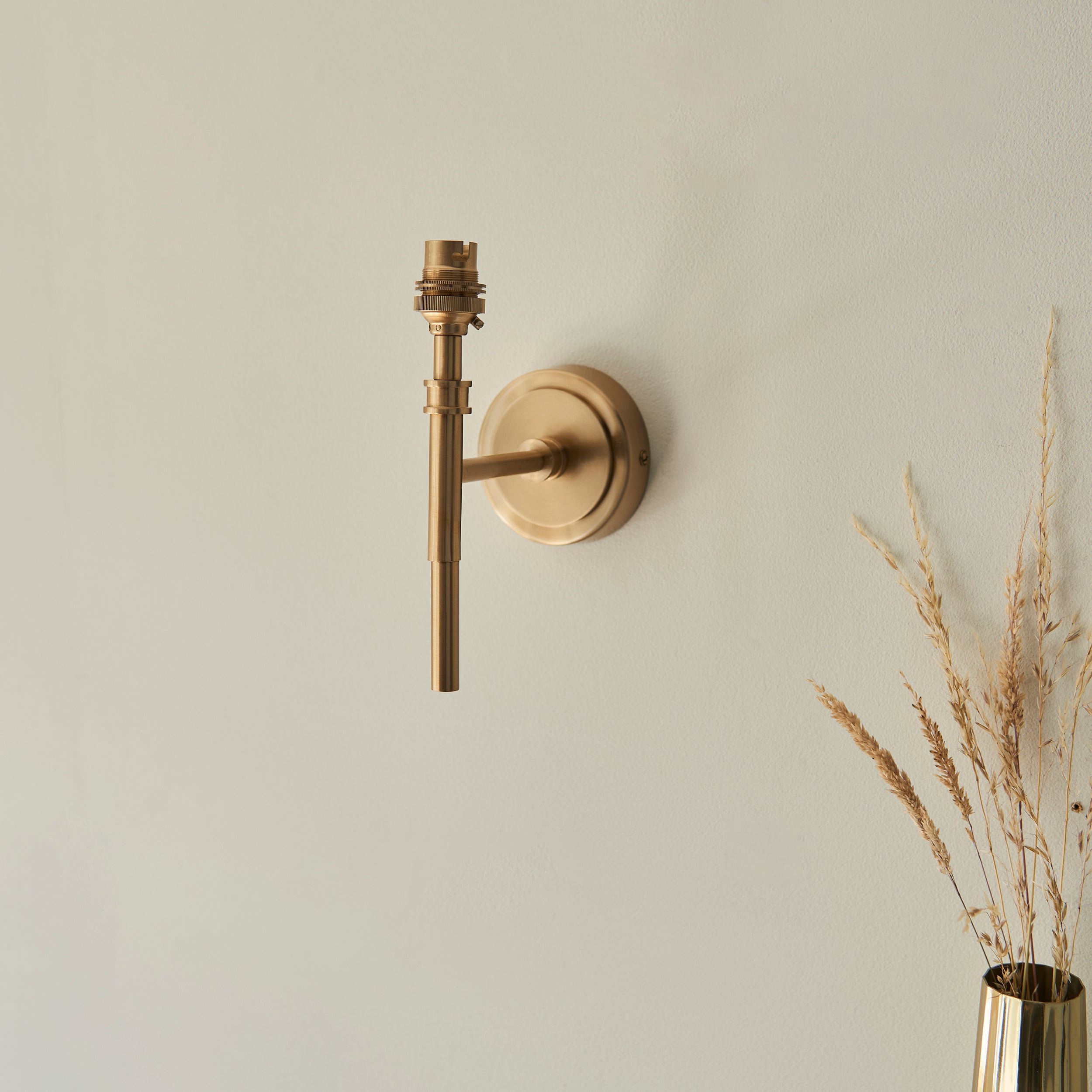 Endon Chester Wall Light & Leaf 16cm Peachy Keen Shade