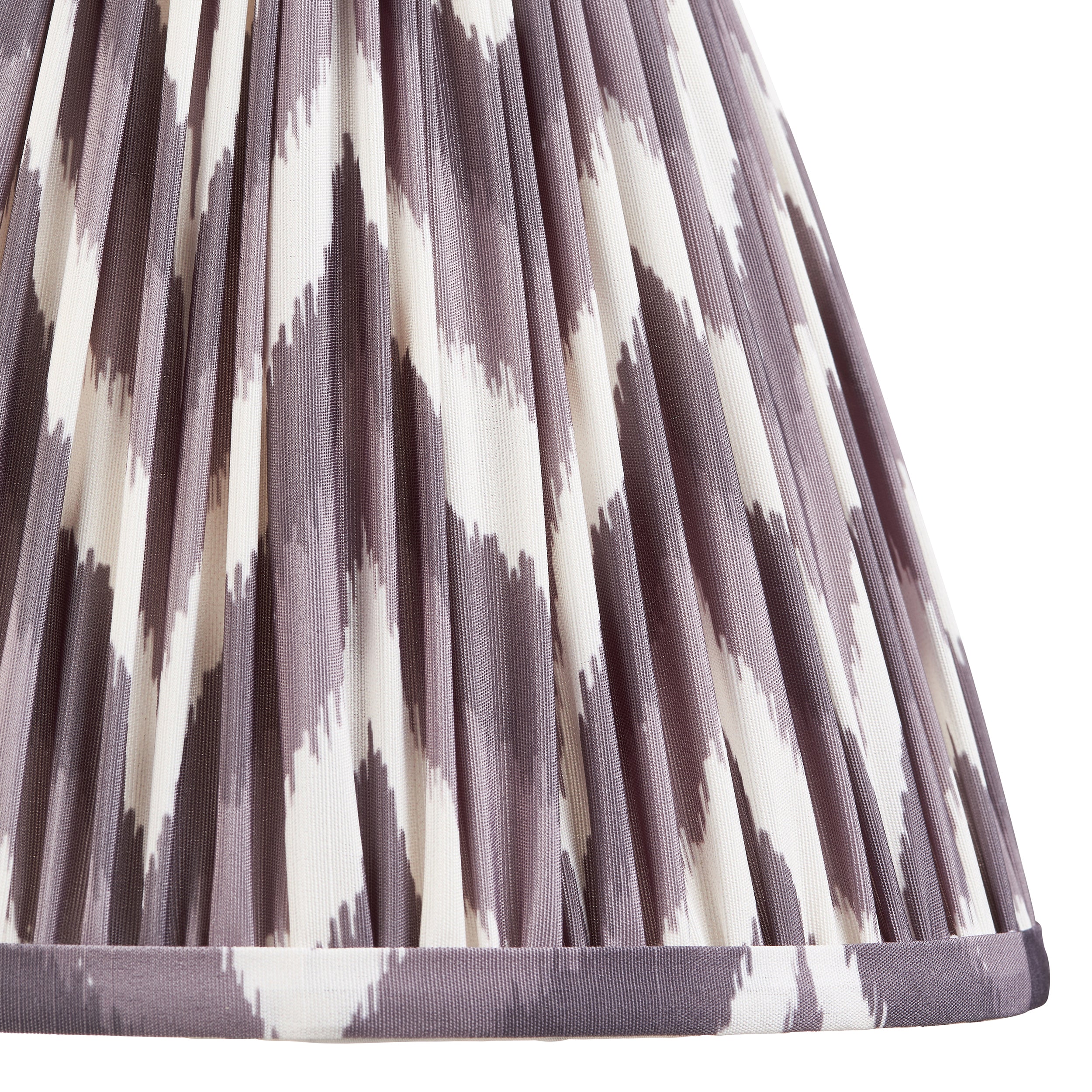 Endon Higgledy Gloss Marlin Blue Table Lamp & Zigzag 25cm Pearl Grey Shade