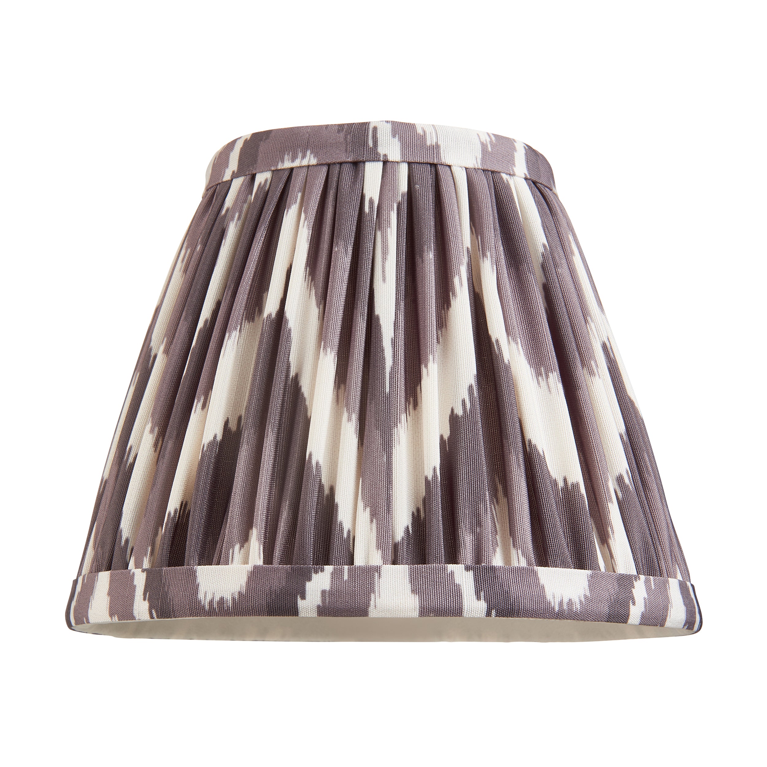 Endon Santiago Wall Light & Zigzag 16cm Pearl Grey Shade