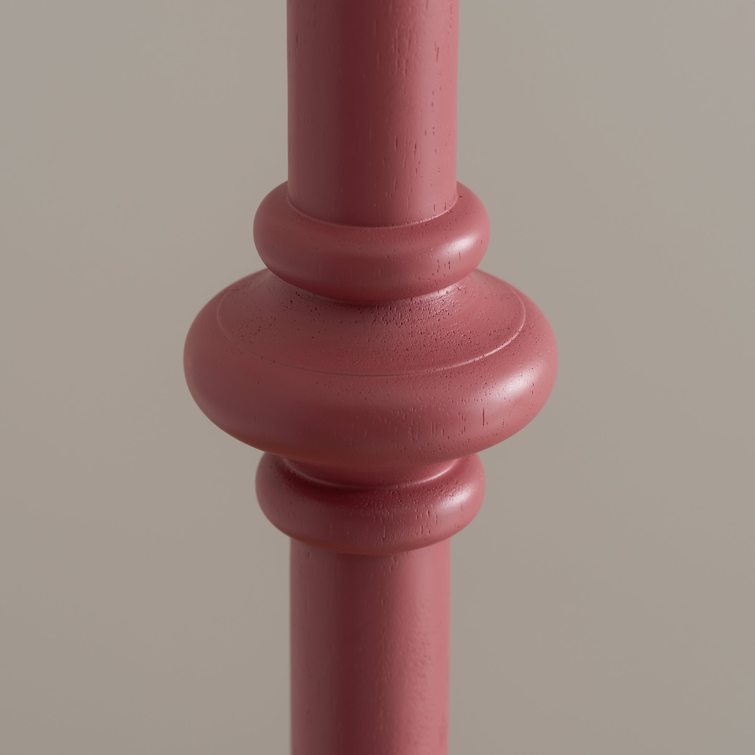 Endon Carnaby Satin Pink Clay Floor Lamp & Zigzag 35cm Cotswold Green Shade