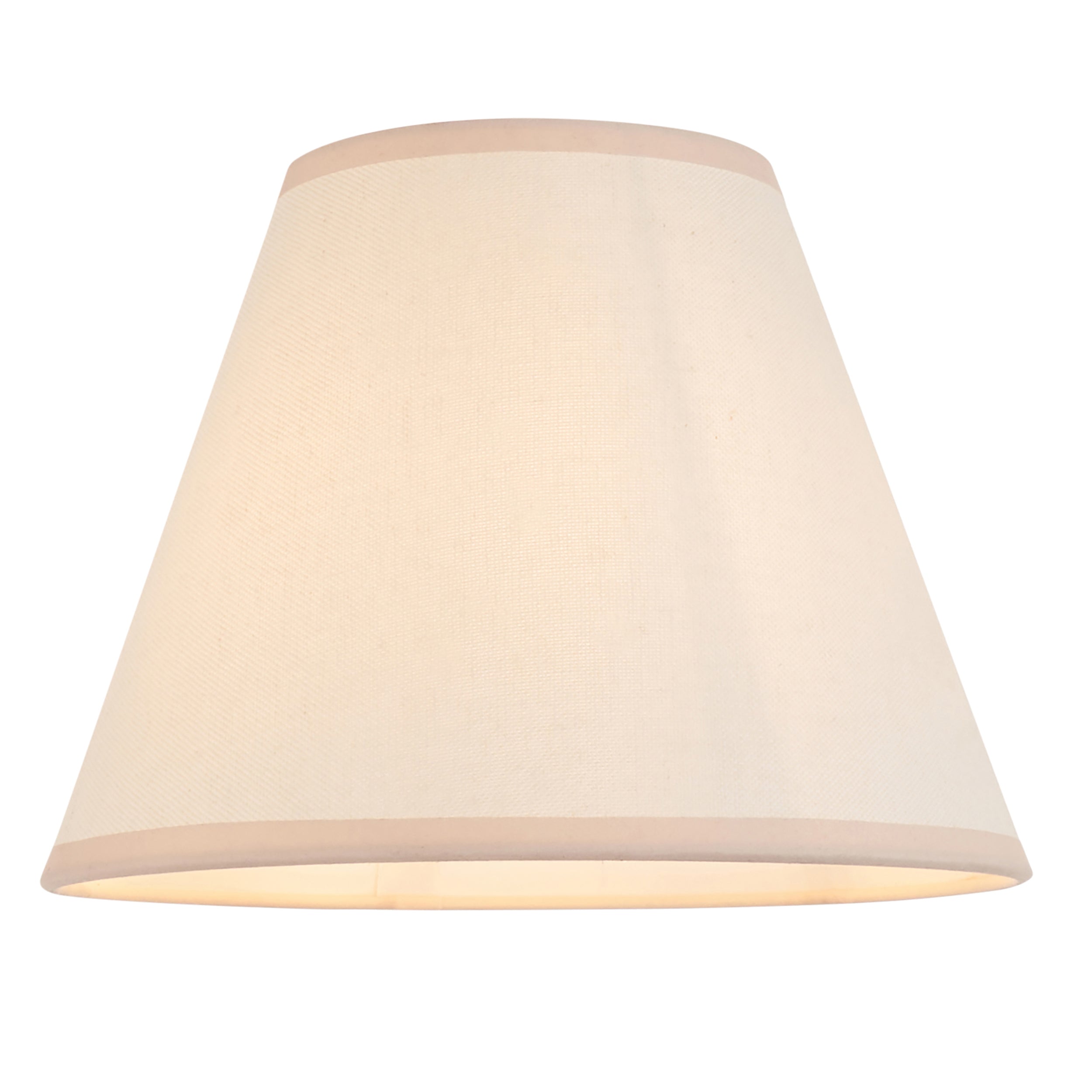 Endon Squash Table Lamp & Ivy 25cm Vintage White Shade