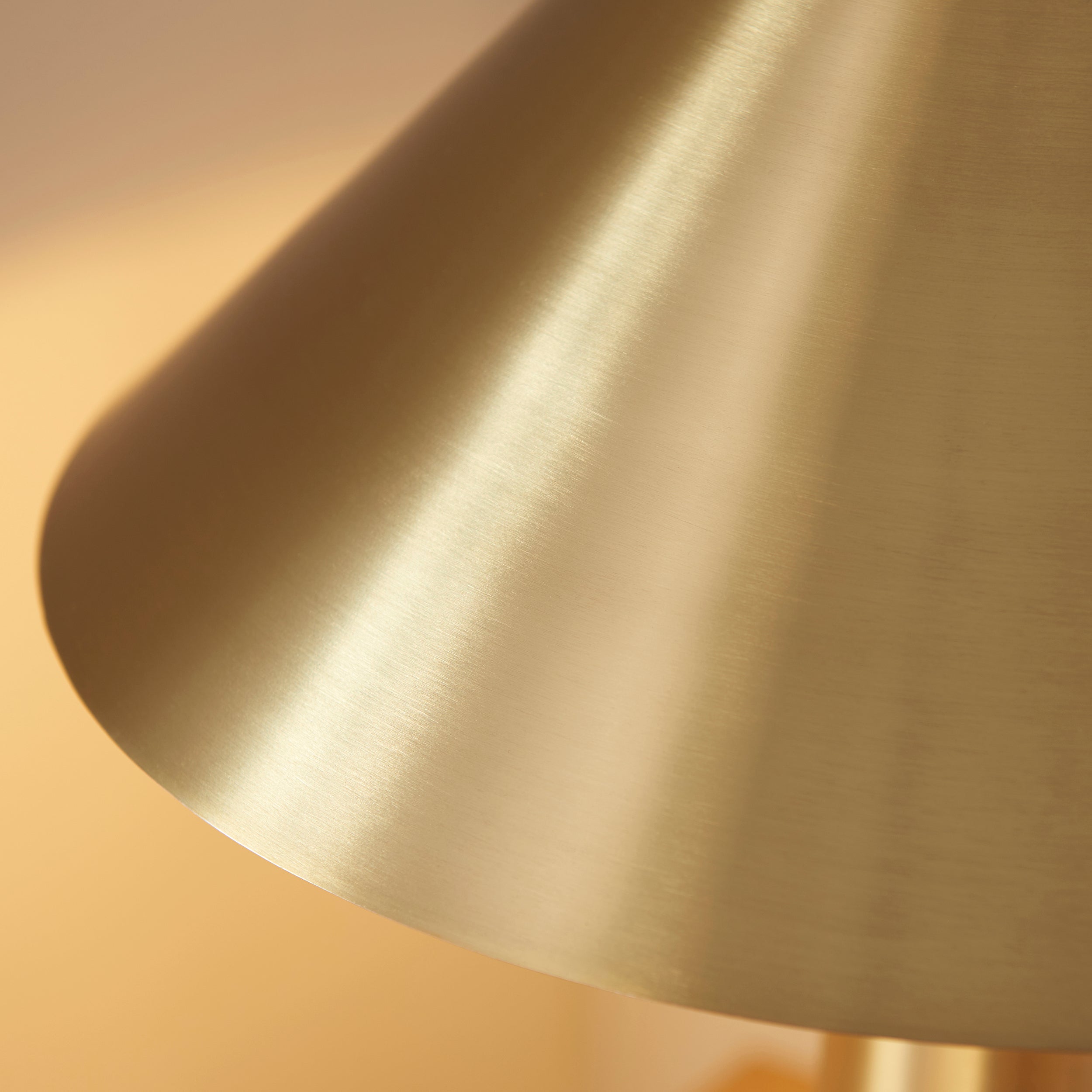 Endon Isak Table Lamp - Brushed Aged Brass Plate