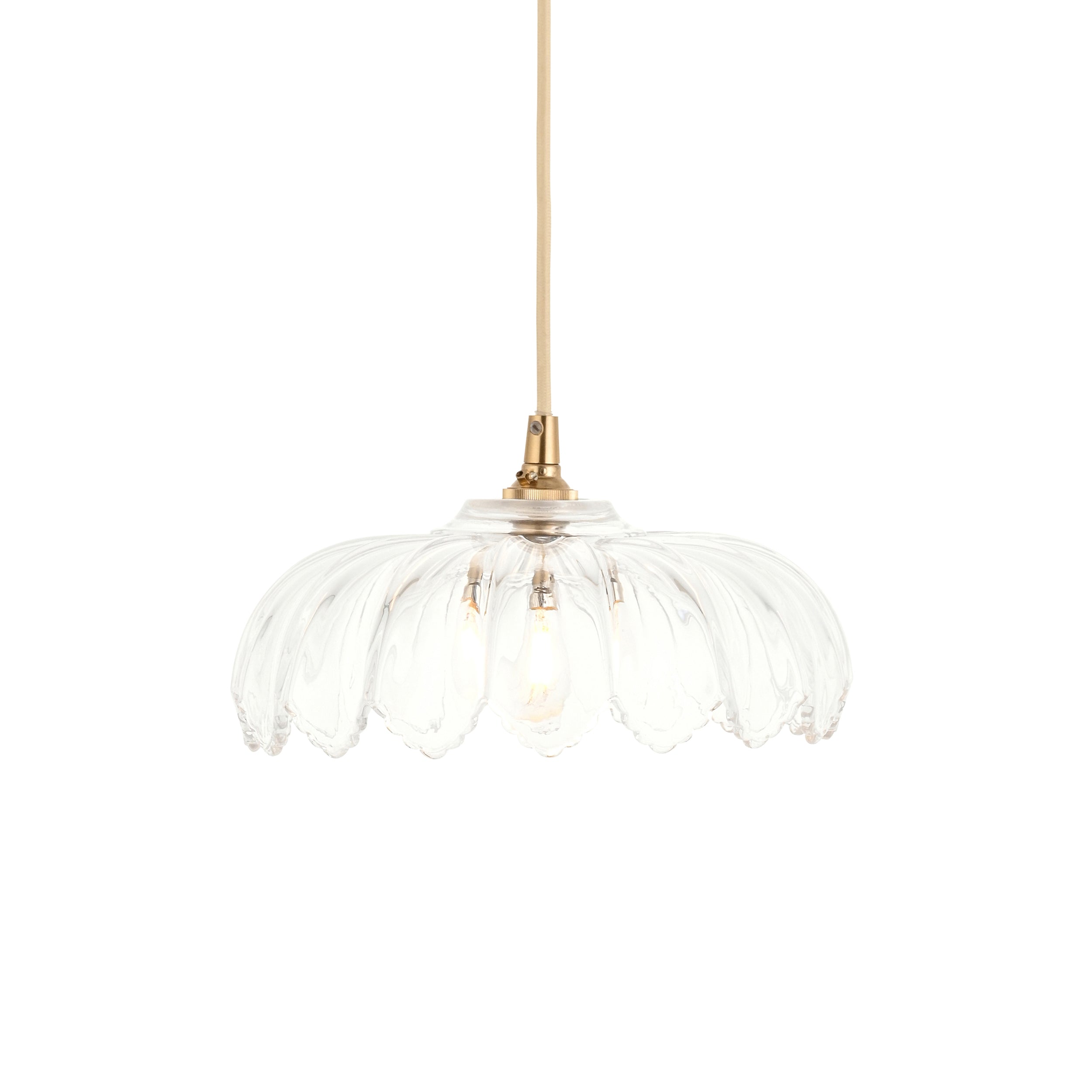 Endon Camellia Easyfit Pendant - Shade Only - Clear Glass