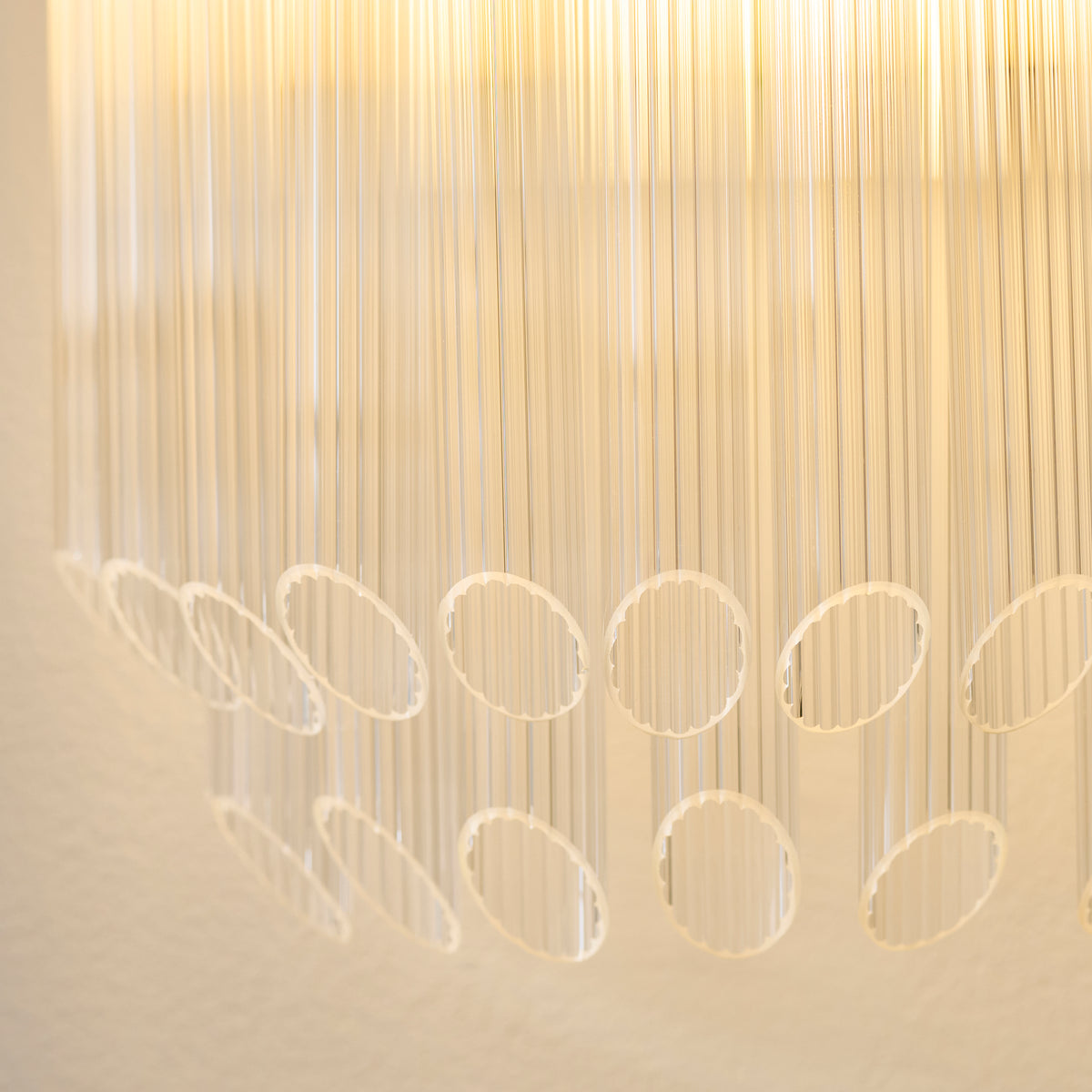 Endon Montpellier Wall Light - Brushed Aged Brass Plate & Clear Ribbed Glass