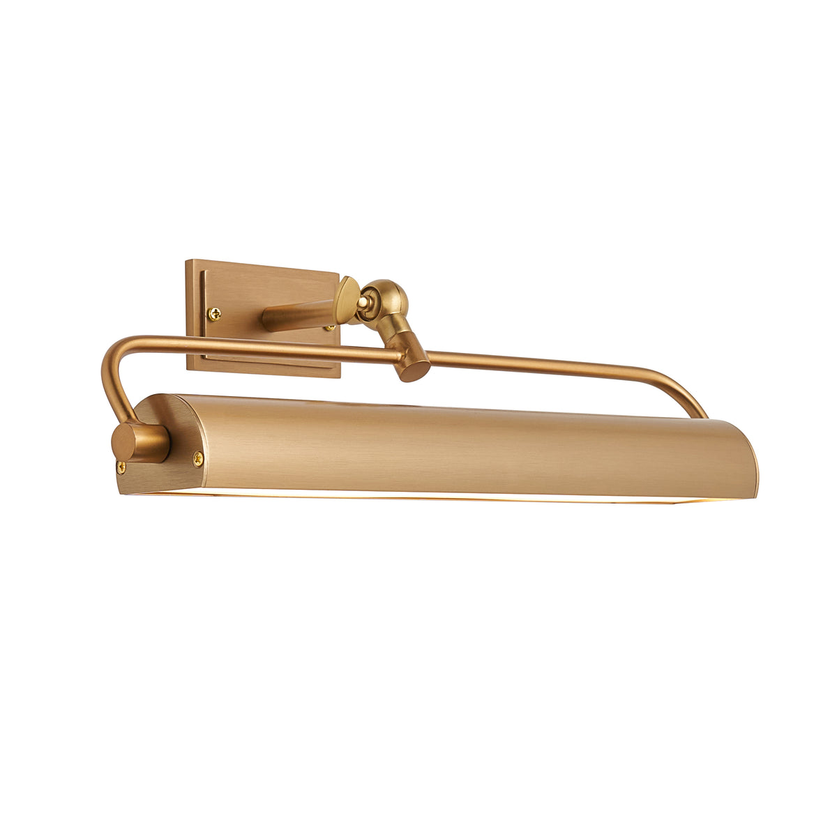 Endon Nantes Rechargeable Picture Light - Warm Brass Plate & Frosted PC